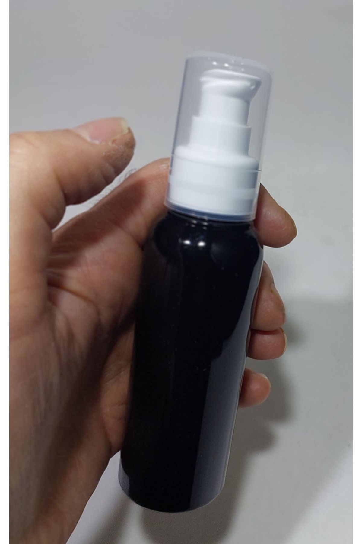 Mikasso 100 ml siyah Losyon Sprey Şişe 100 Cc Sızdırmaz beyaz Krem Pompa Kapaklı pet plastik Şişe 3 Adet Bel