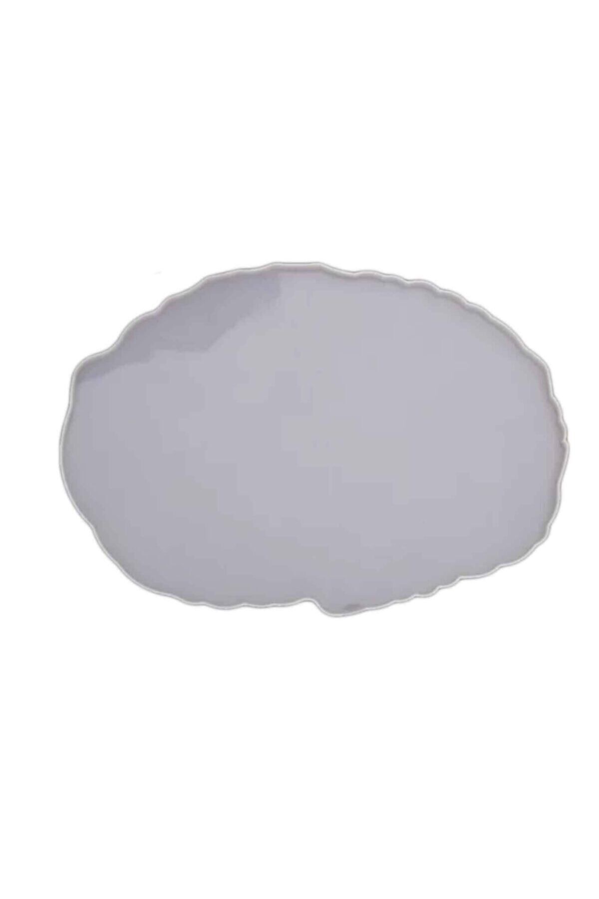 Mikasso Epoksi Silikon Kalıp Oval Şekilli Model Büyük Boy 24X34 CM