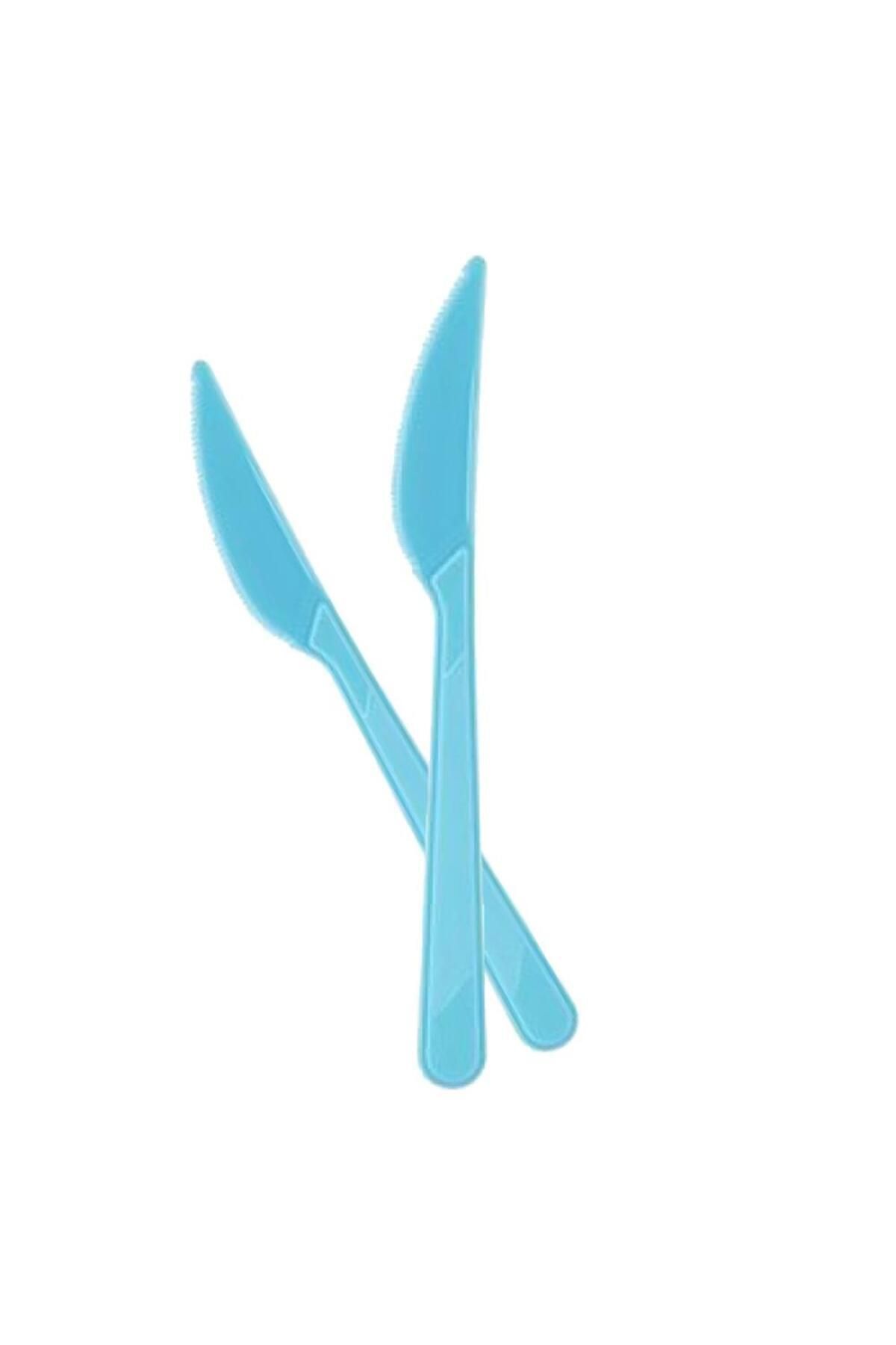 Mikasso Plastik Bıçak Bebek Mavi Lüx 25 adet 50 x 70
