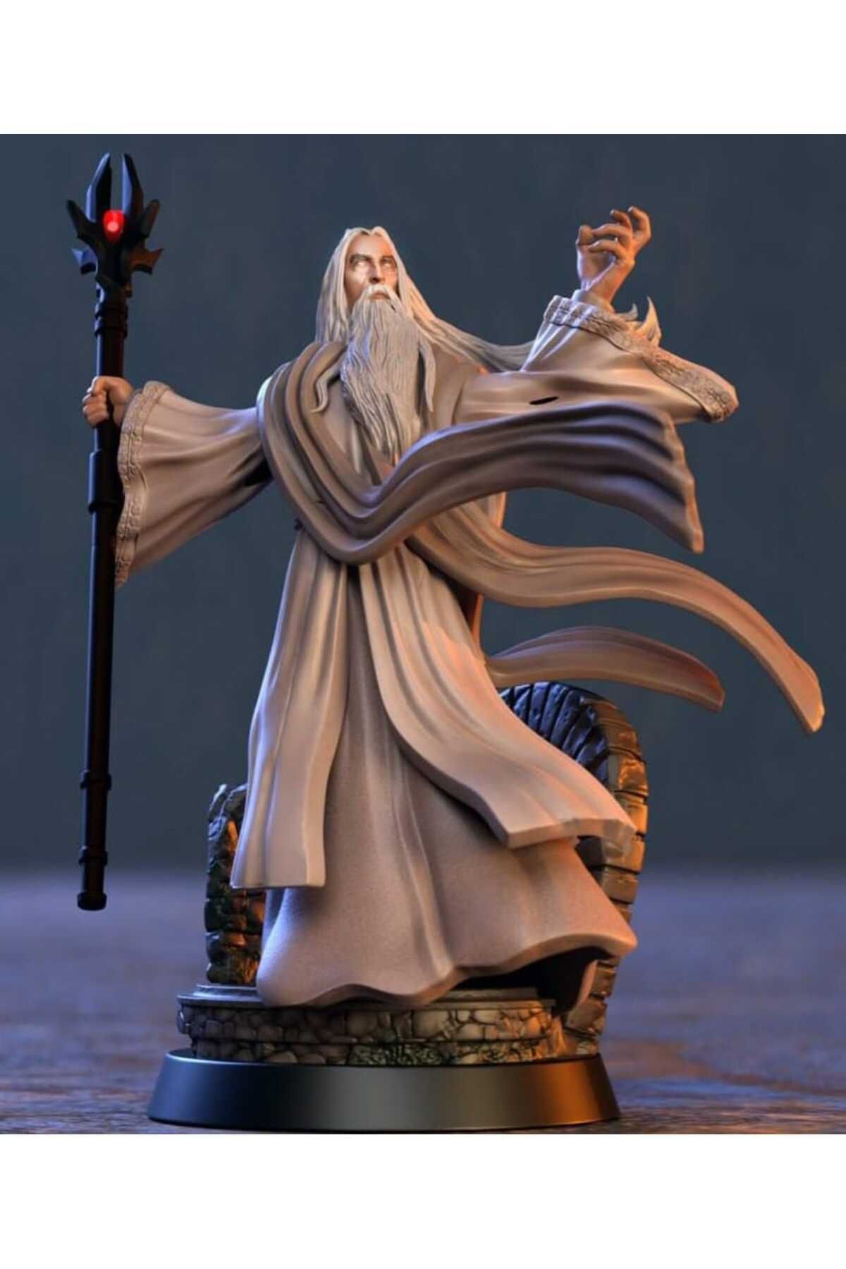 ValoriaConcept Yüzüklerin Efendisi - Saruman Figürü | Koleksiyonluk Detaylı Model