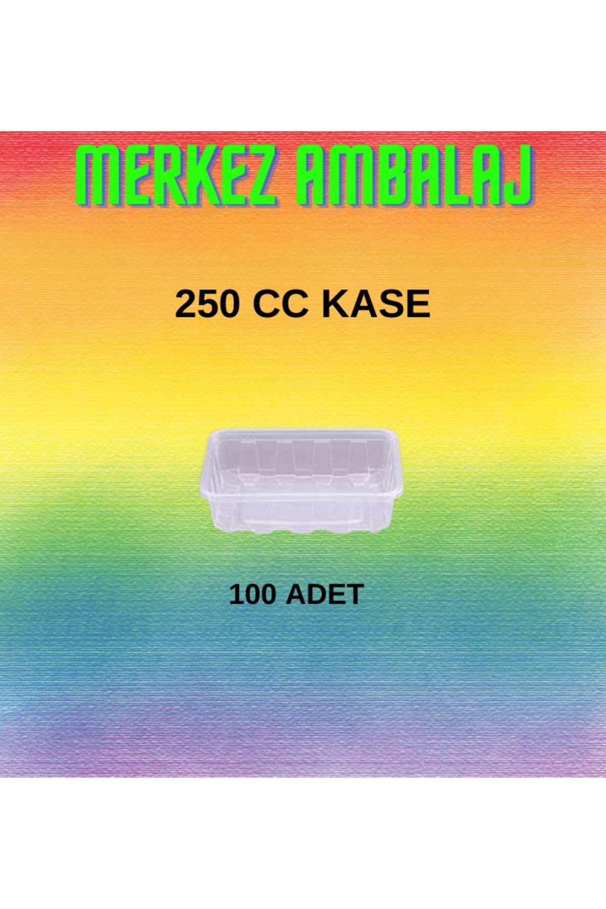 Mikasso Kase Dikdörtgen 250 gr - 100 Adetli Paket Diğer 13 x 22 cm 100'lü Plastik Kap