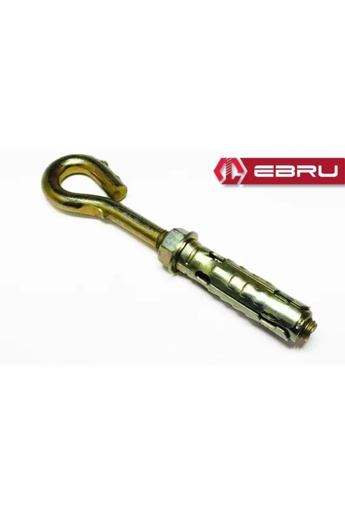 Generic Gömlekli Kancalı Kapalı Çelik Dübel M10 - 50 Adet
