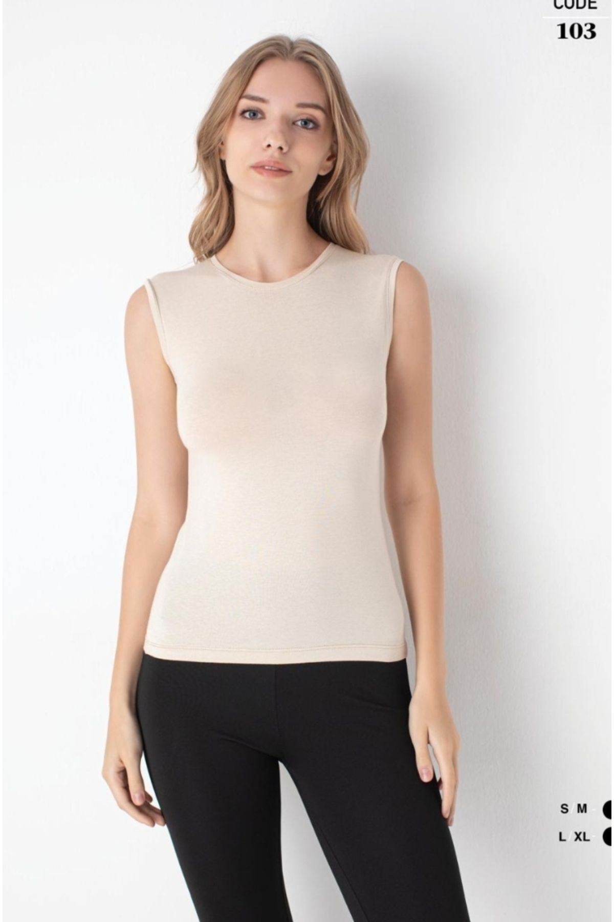 SUN STYLE Sıfır kollu bisiklet yaka body plus