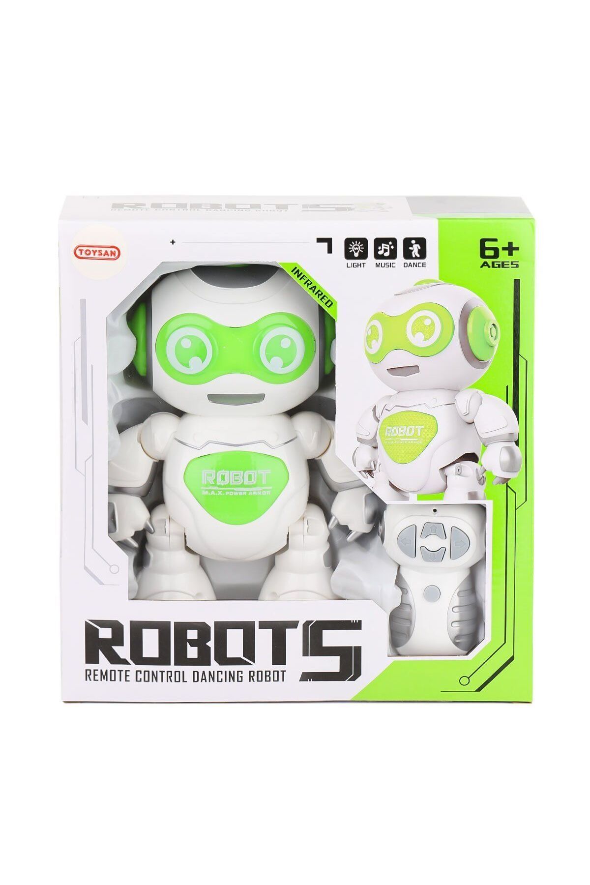 Aymir Ticaret J608-1 Kumandalı Dans Eden Robot -Toysan Oyuncak