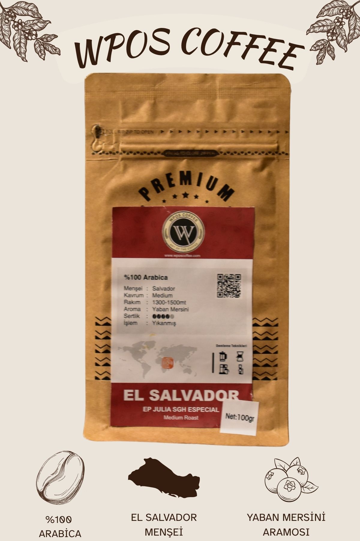 wpos coffee WPOS Premium El Salvador