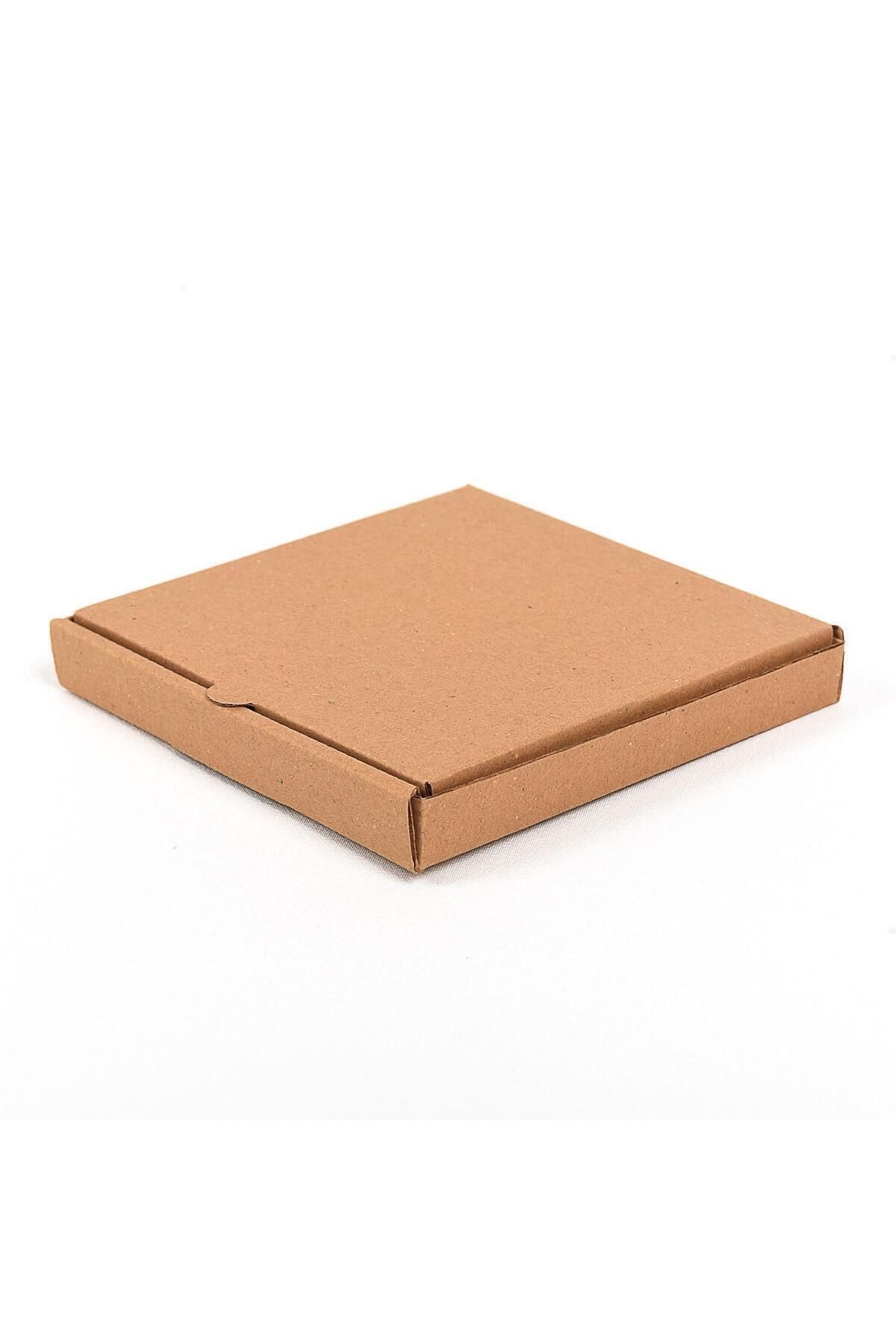 Mikasso 15x15x1,8 Cm E-ticaret Takı Hediye Kargo Aksesuar Kutusu ( 25'li Paket ) KAHVERENGİ 1 x 5 100'lü Taş
