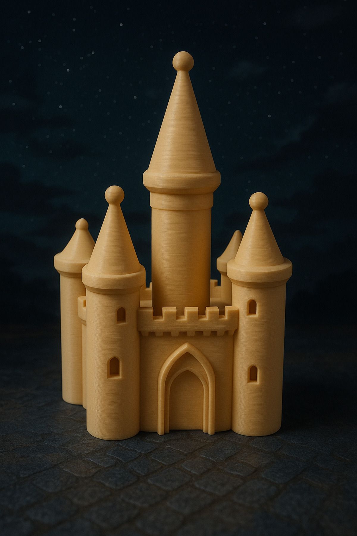 mutes 3D PERİ KALESİ KAHVE-140