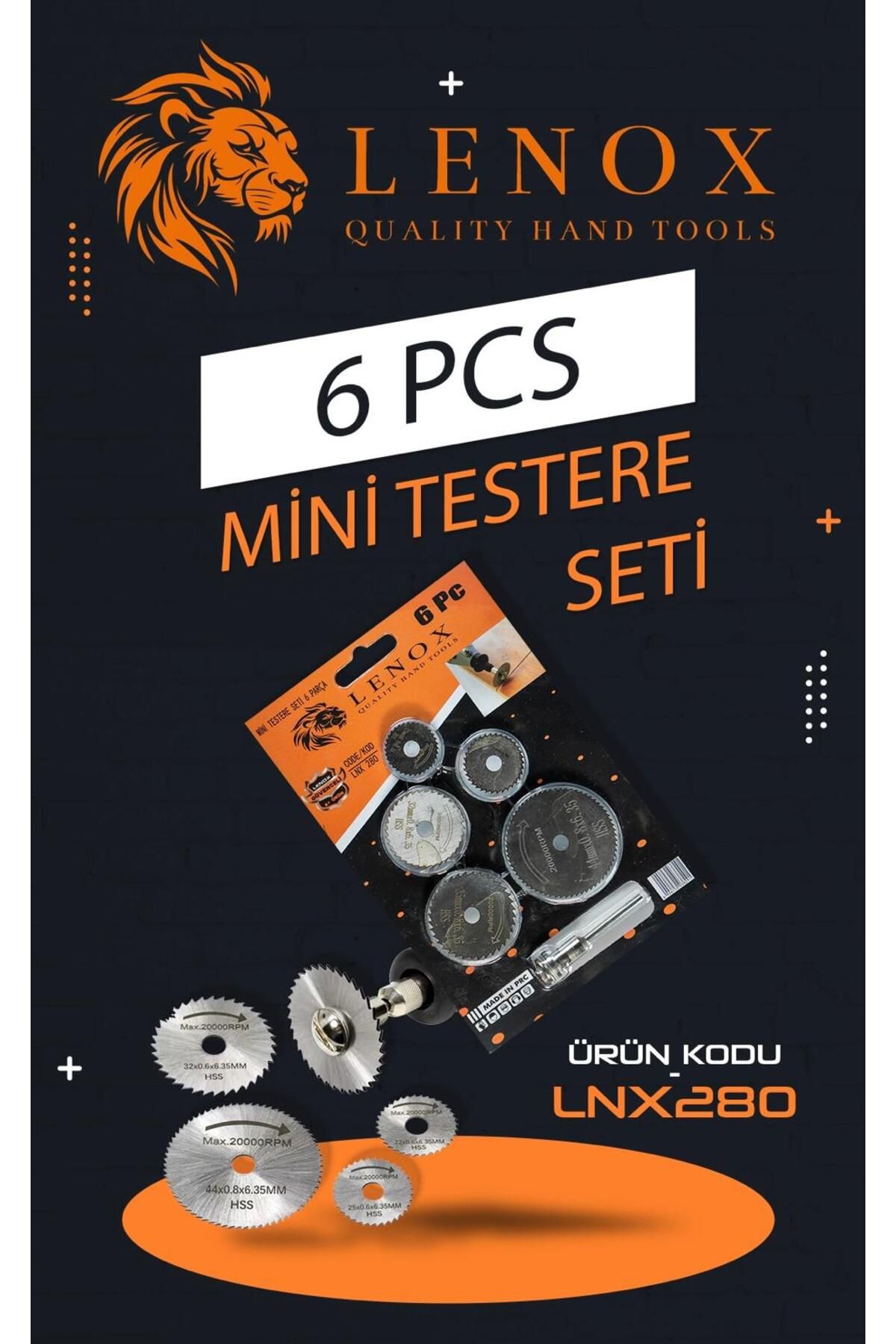 Lenox Tools Mini Testere Seti – 6 Parça | Hassas Kesim, Maksimum Kontrol!