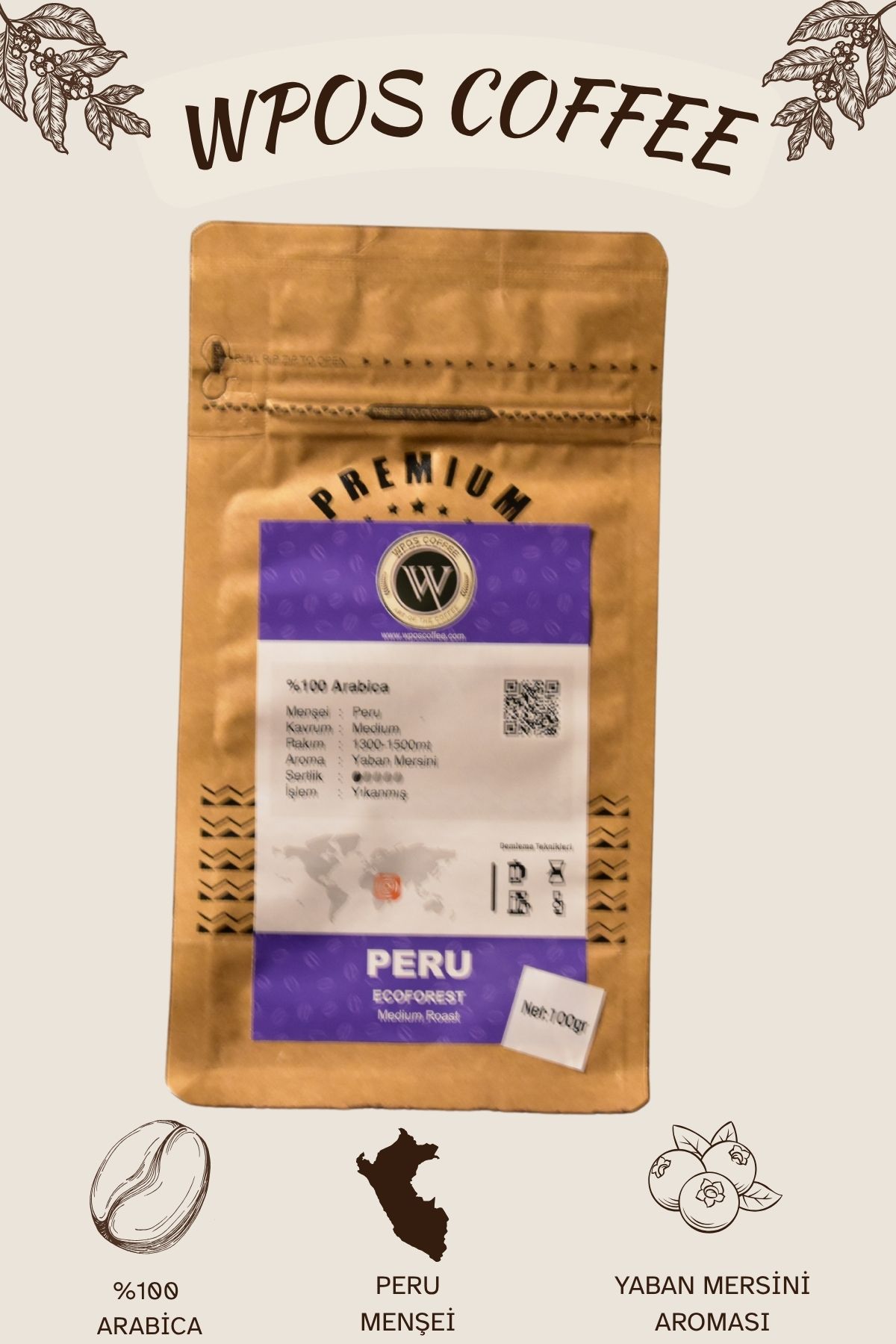 wpos coffee WPOS Premium Peru