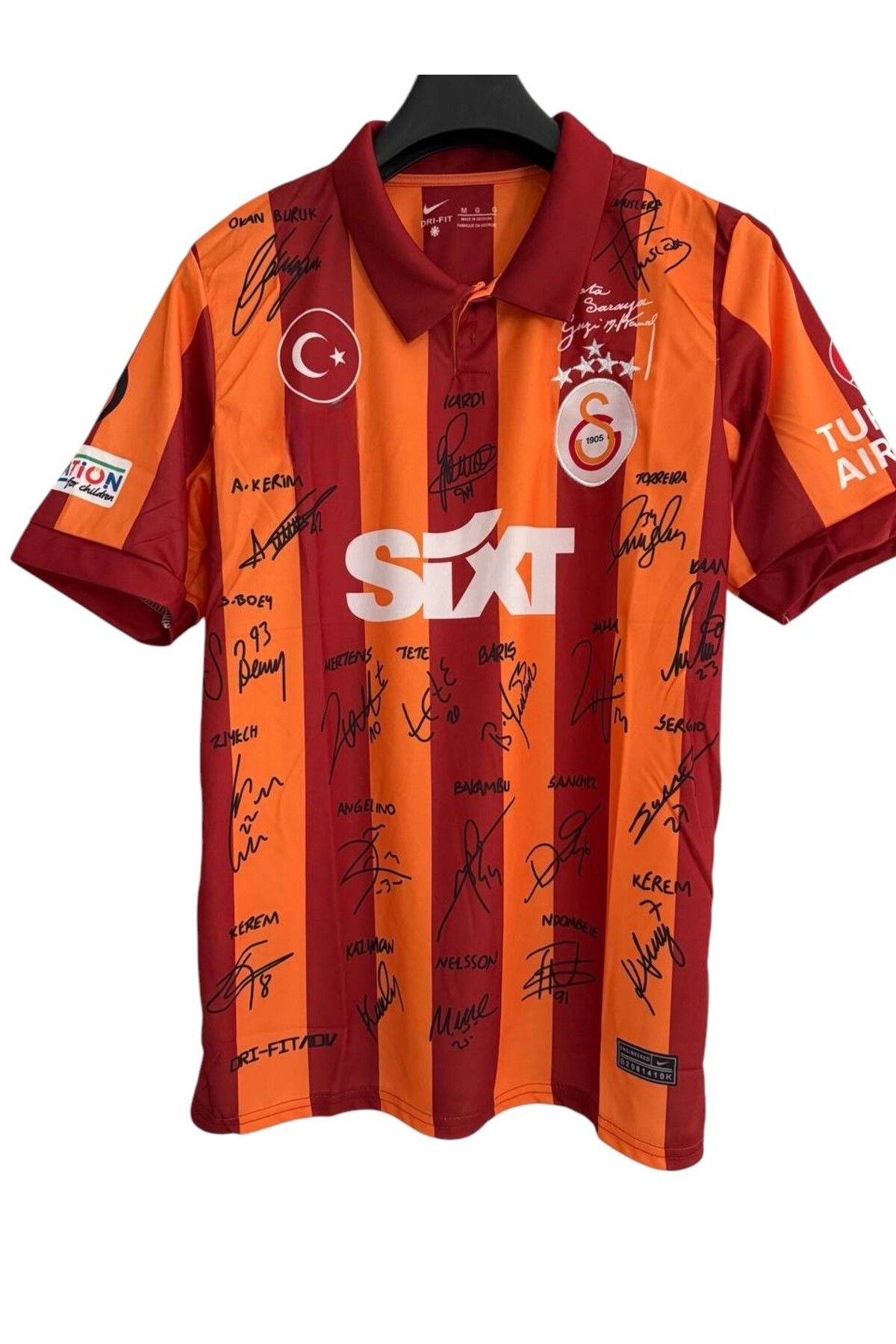 Alaturka Mix GALATASARAY 100. YIL İSİMSİZ İMZALI KIRMIZI YETİŞKİN FORMASI