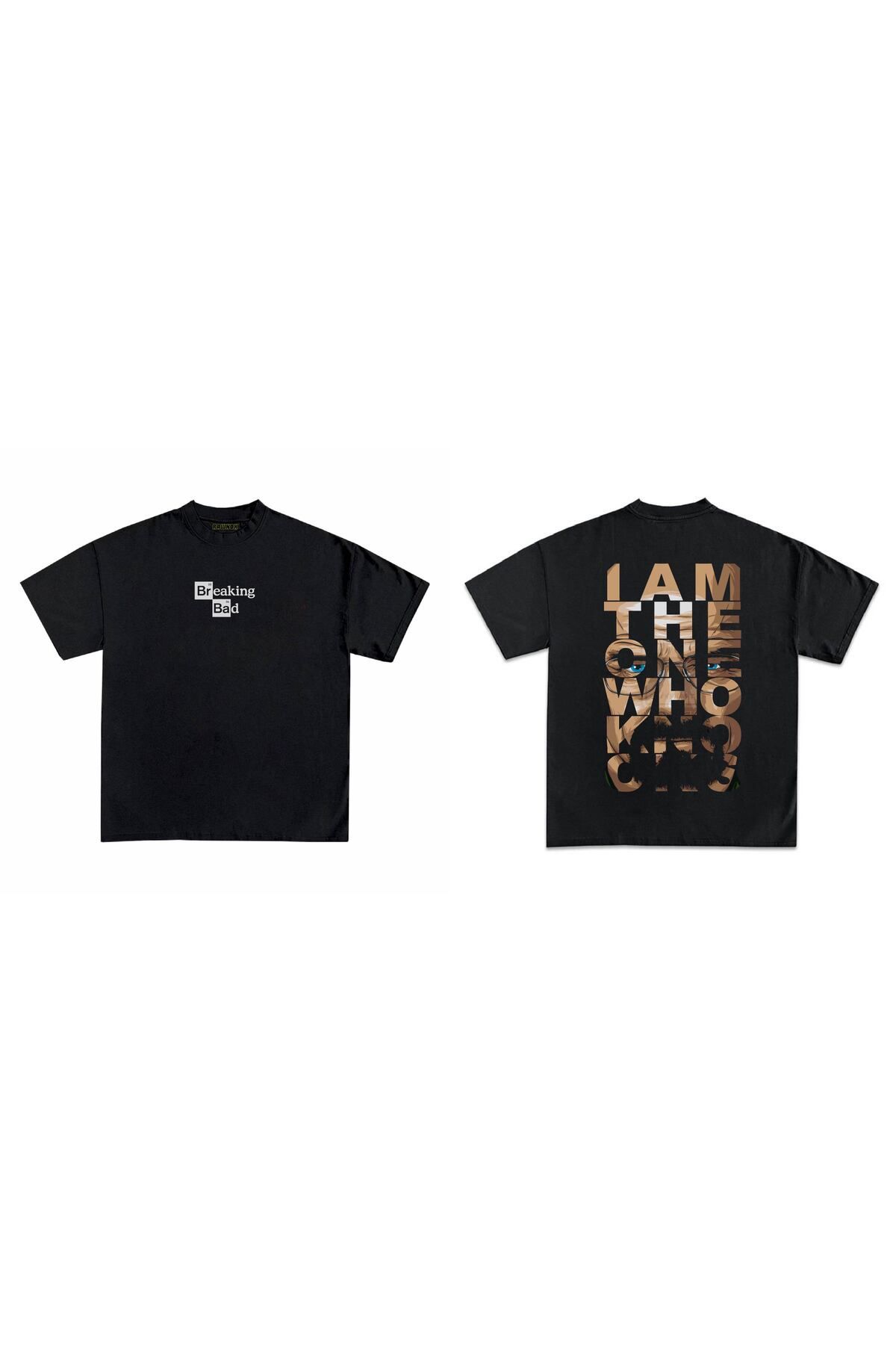 RawNox Unisex Bol Kalıp RawNox Özel Koleksiyon Breking Bad Baskılı Tshirt