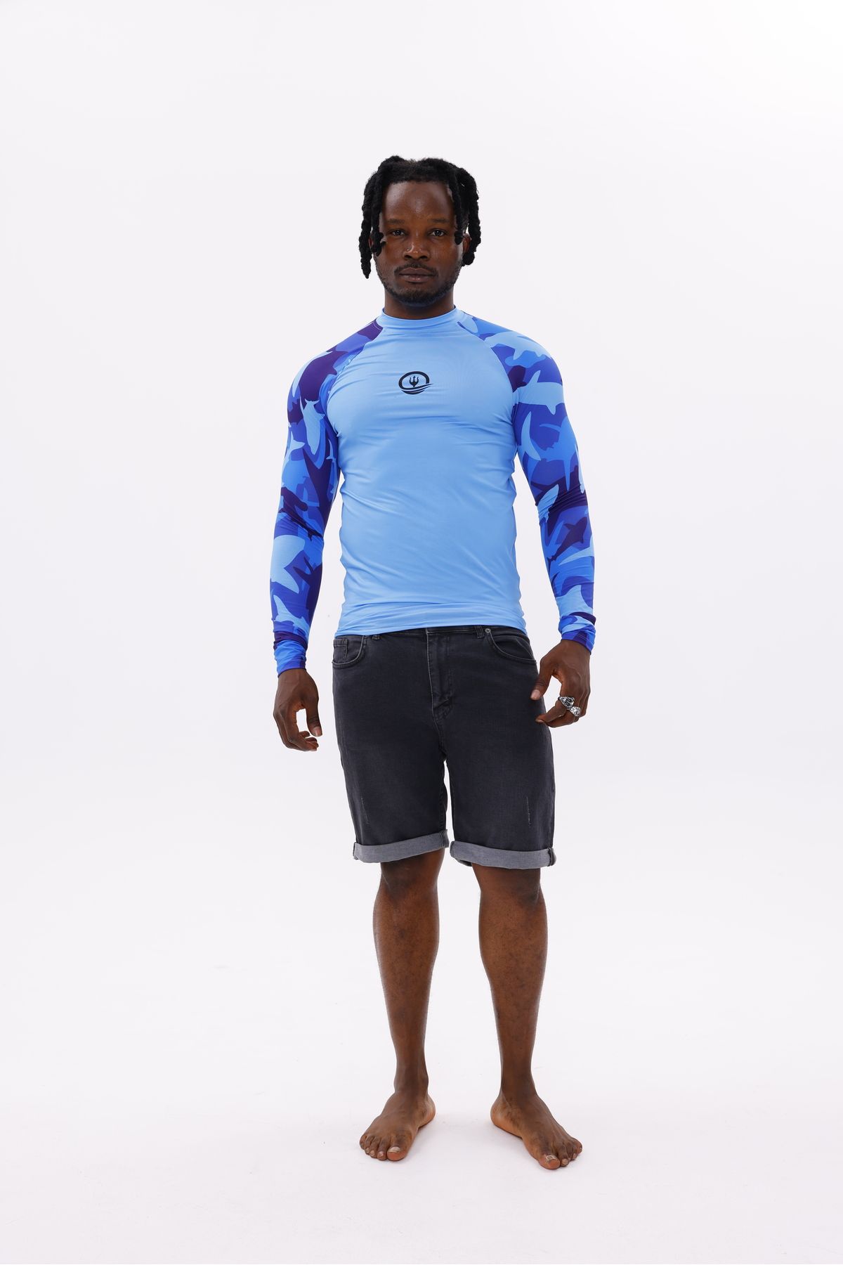 NEPTUNUS SHOP UPF50,ERKEK UZUN KOLLU RASHGUARD,SU SPORLARI ÜST GİYİM