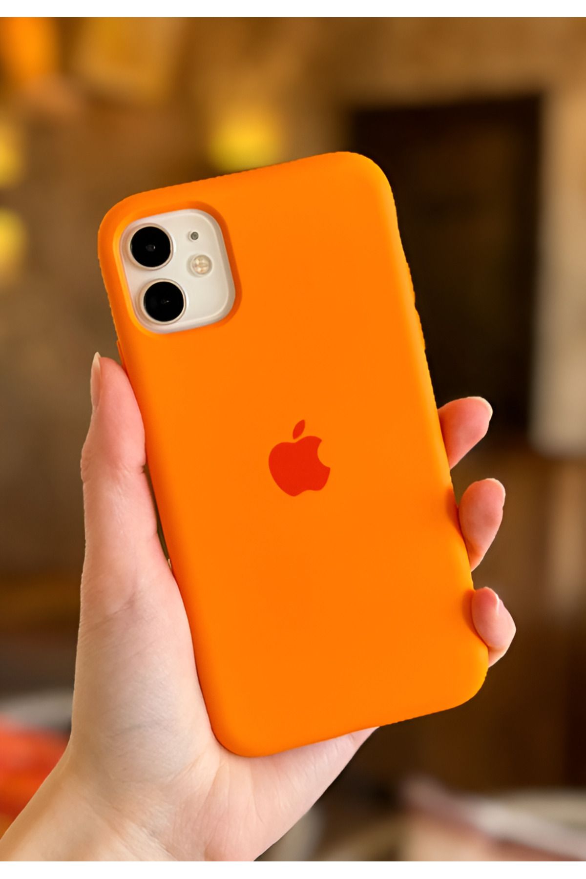 EXS Aksesuar Iphone 11 Uyumlu Içi Kadife Lansman Silikon Kılıf Kapak