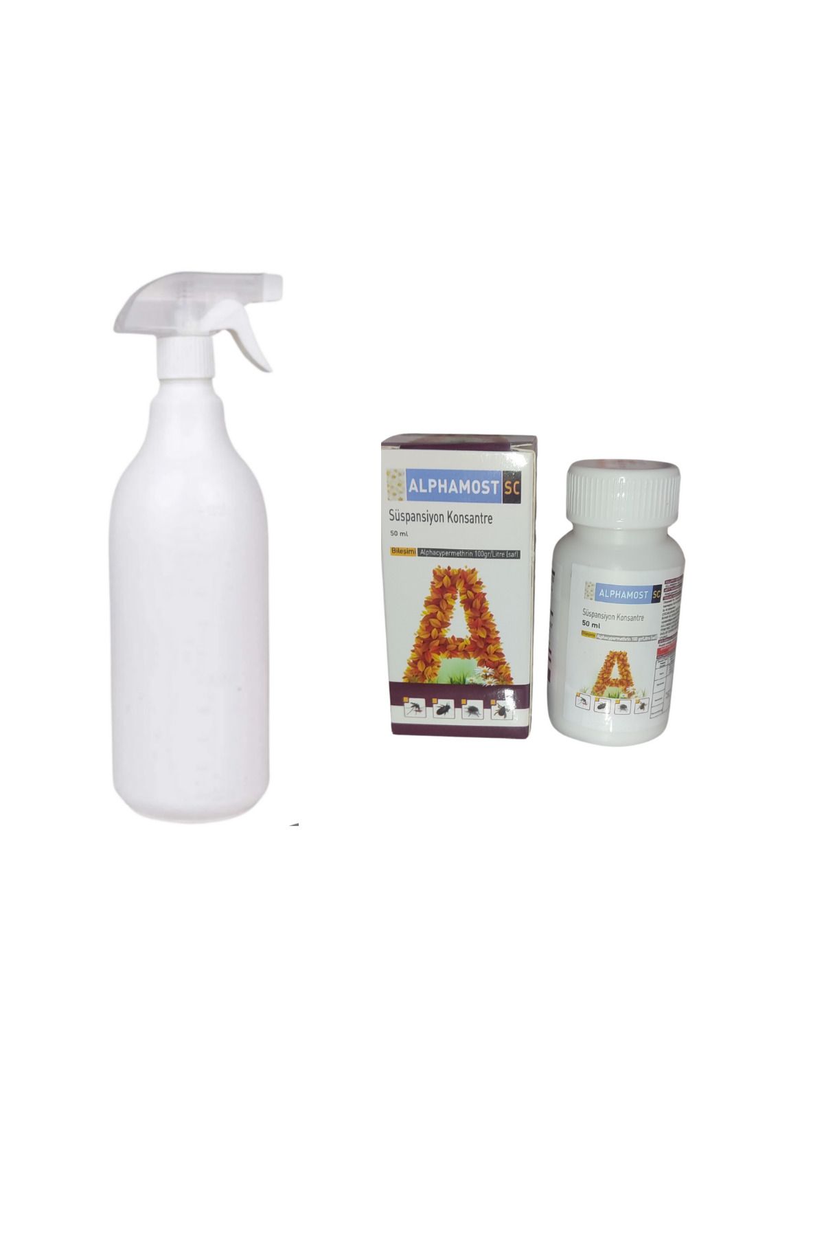 ROKSAN Alphamost SC 50ML Haşere İlacı 1 Adet/ 1LT Fısfıs Sprey Püskürtücü