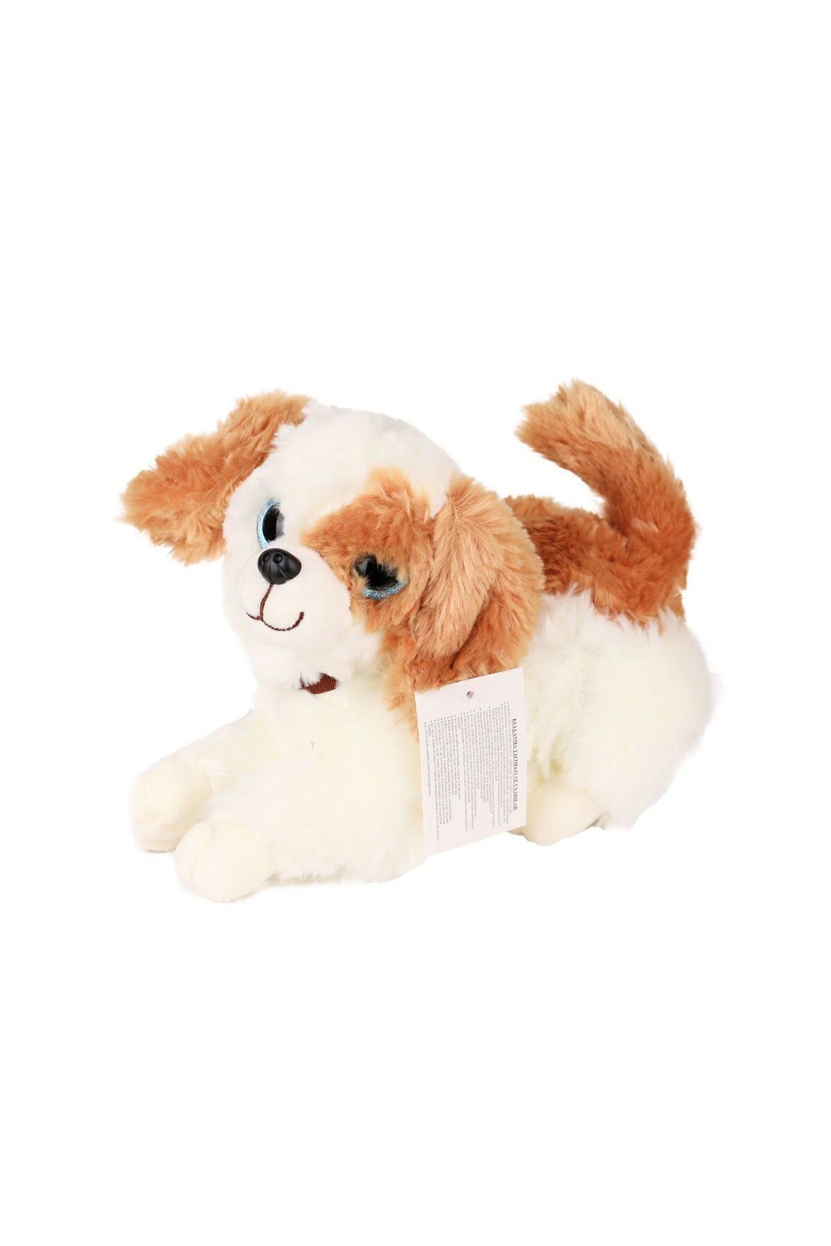 Aymir Ticaret KZL-1611001 Peluş Sesli Havlayan Köpek 25 cm -Kızılkaya