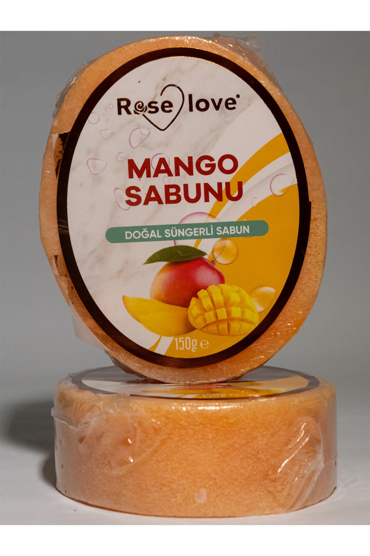 RoseLove MANGOLU SÜNGERLİ SABUN