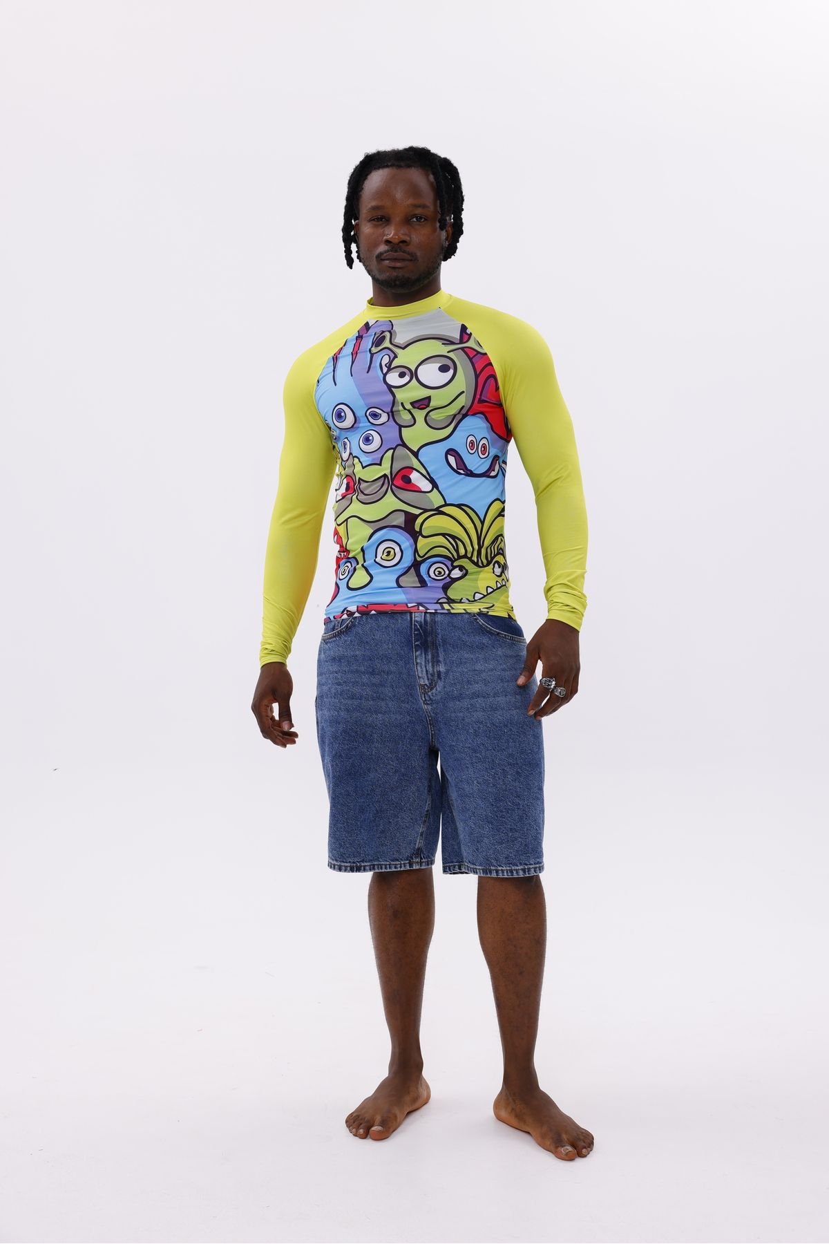 NEPTUNUS SHOP UPF50,ERKEK UZUN KOLLU RASHGUARD,SU SPORLARI ÜST GİYİM