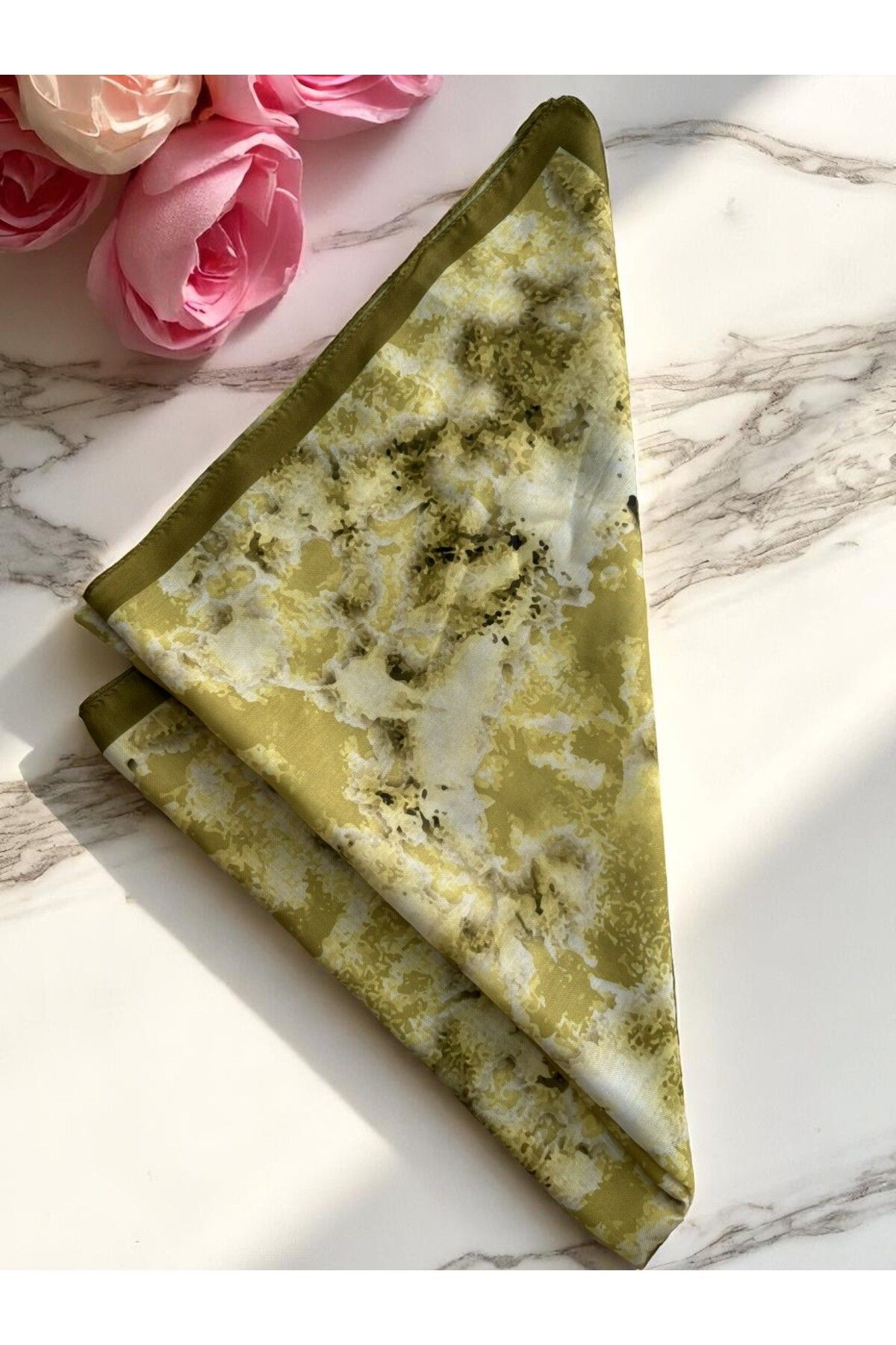 Lavena scarfs-Bohemian Series Bohemian Pattern Cotton Digital Soft Shawl - Olive 3