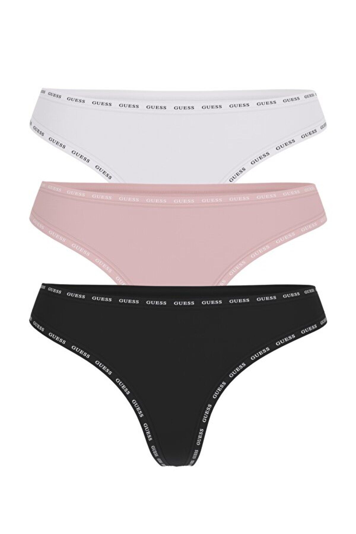 Guess Basic Thong Kadın Brief 3'Lü Külot Paketi