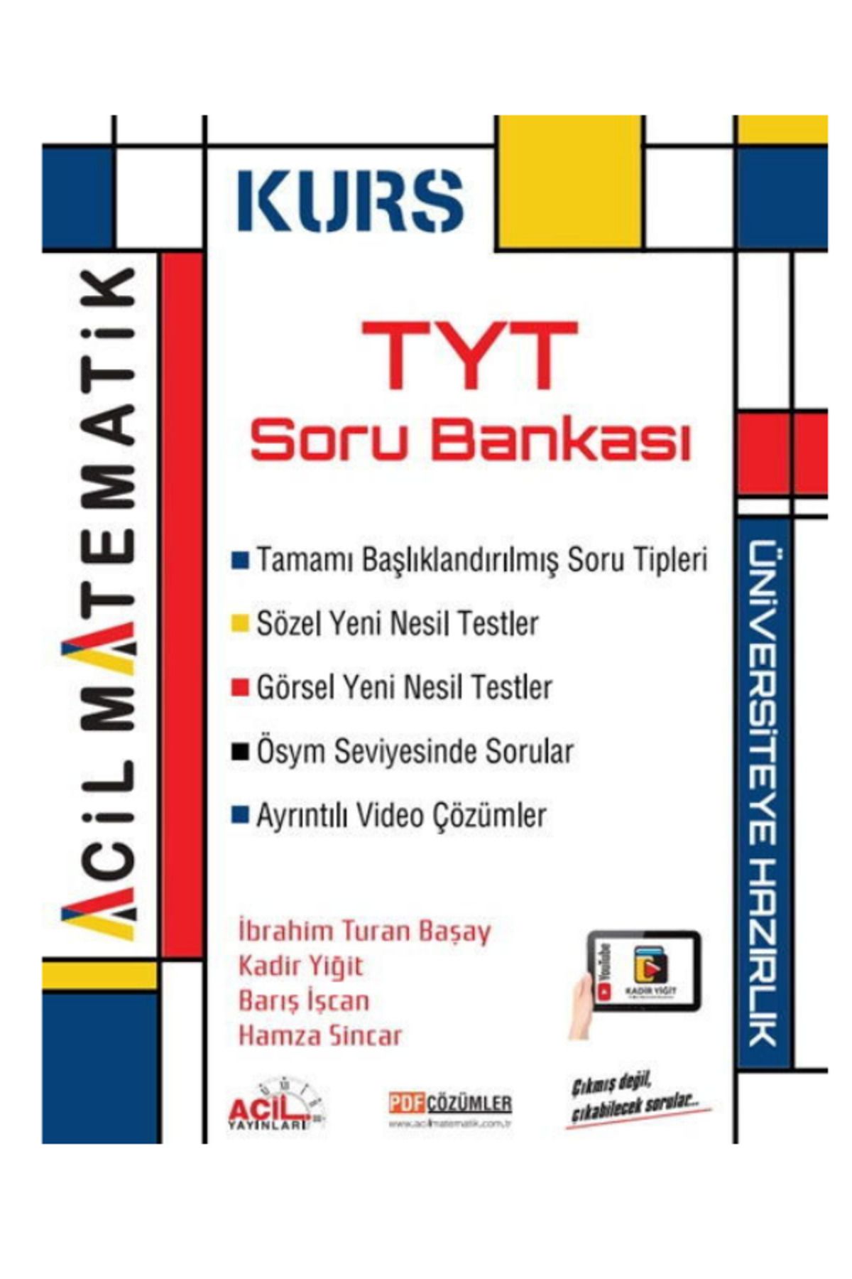Acil Yayınları Acil Matematik TYT Matematik KURS Soru Bankası