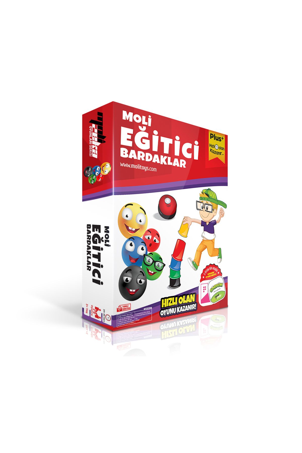 Moli Toys Eğitici Bardaklar - 2 Oyun 1 Arada