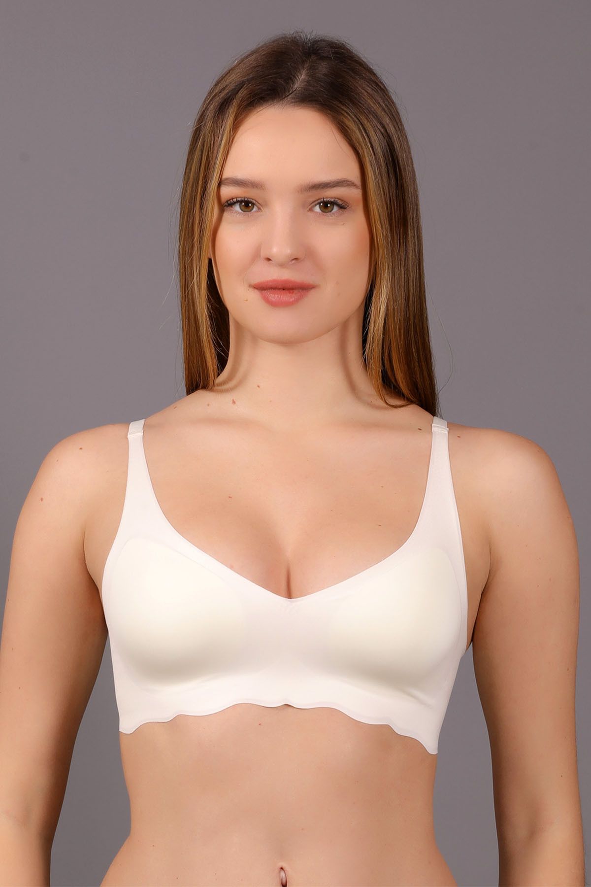 NEWBRA LINGERIE Balensiz Dikişsiz Lazer Çıkarılabilir Pedli Sütyen