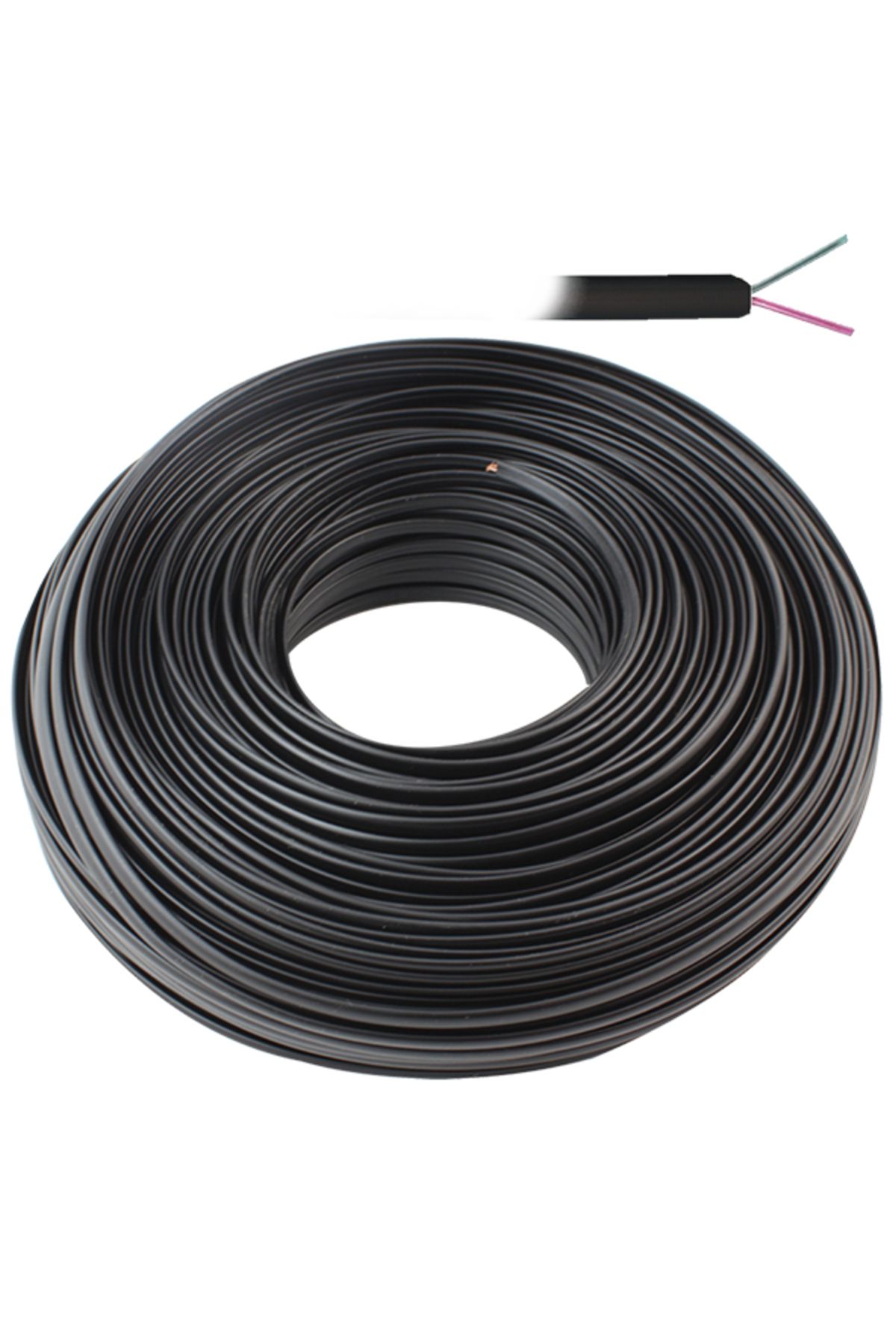 Aydoganticaret44 TELEFON KABLOSU 2Lİ SİYAH FLAT KÖKEN 100 METRE POWERMASTER