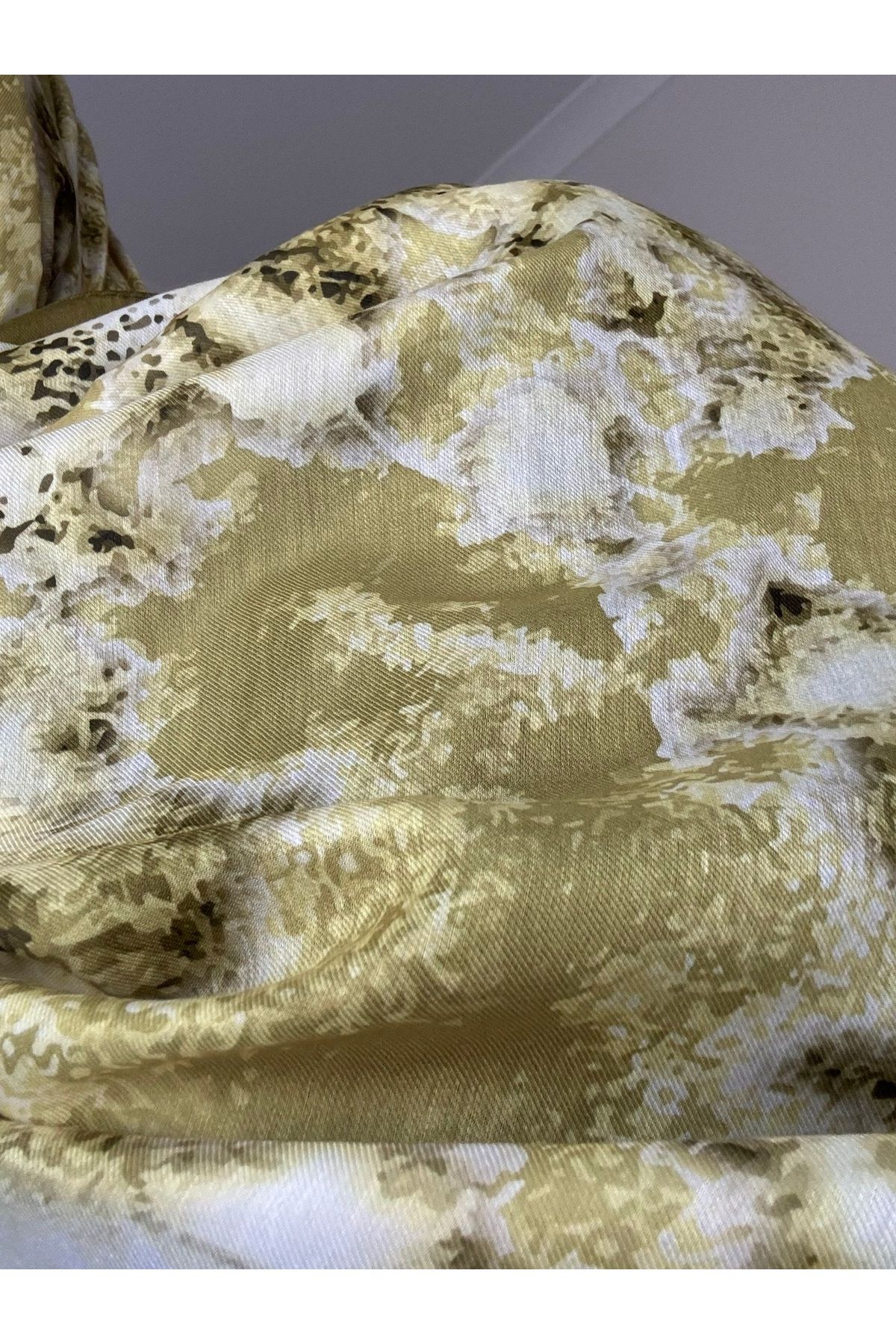 Lavena scarfs-Bohemian Series Bohemian Pattern Cotton Digital Soft Shawl - Olive 2