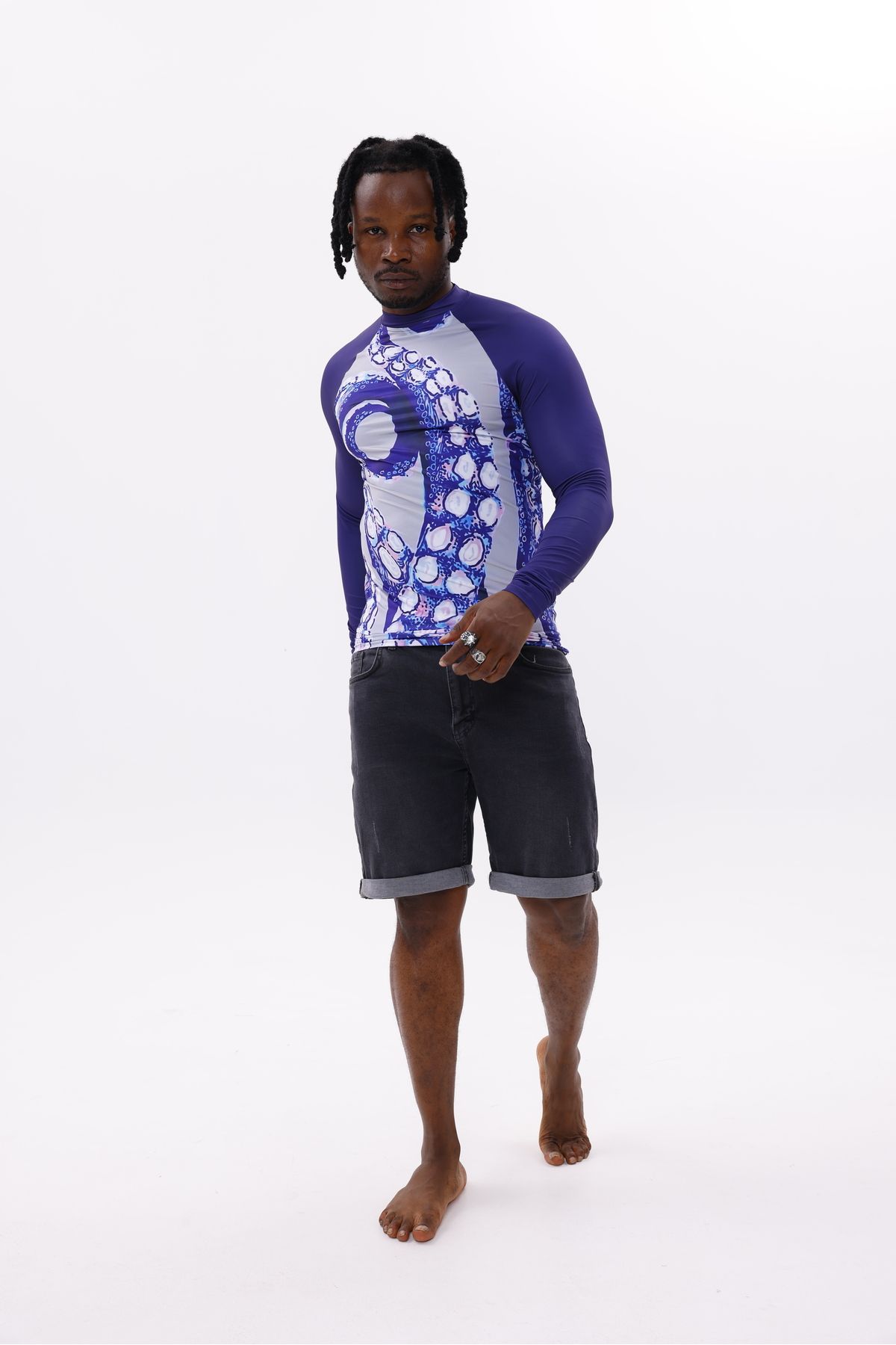 NEPTUNUS SHOP UPF50,ERKEK UZUN KOLLU RASHGUARD,SU SPORLARI ÜST GİYİM