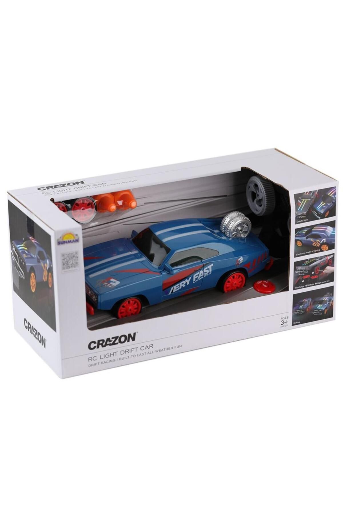 NW NessiWorld Nessiworld 5016 SUN-YFN-CRN-RC ARABA DRİFT FF YEDEK TEKERLEK KUKALI IŞIKLI 7 4V USB 2A