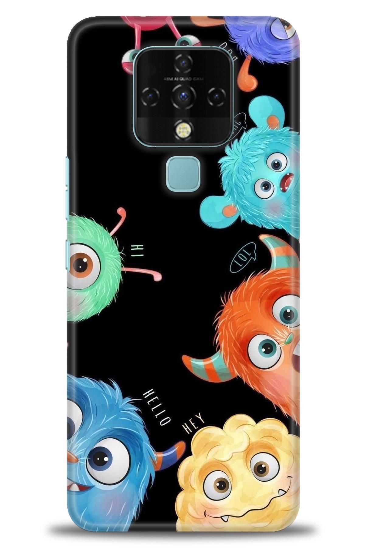 TECNO Camon 16 (CE7j) İle Uyumlu HD Baskılı Kılıf - Karışık Seri - 875