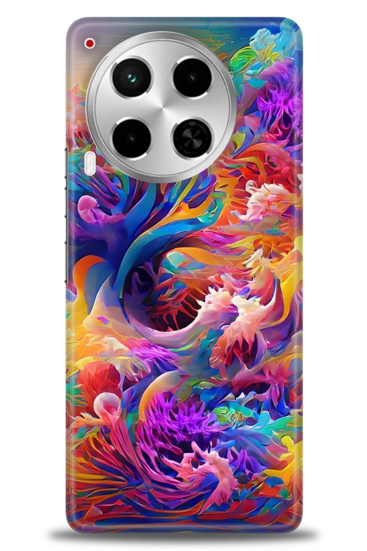 TECNO Camon 30 (CL6) İle Uyumlu HD Baskılı Kılıf - Karışık Seri - 805