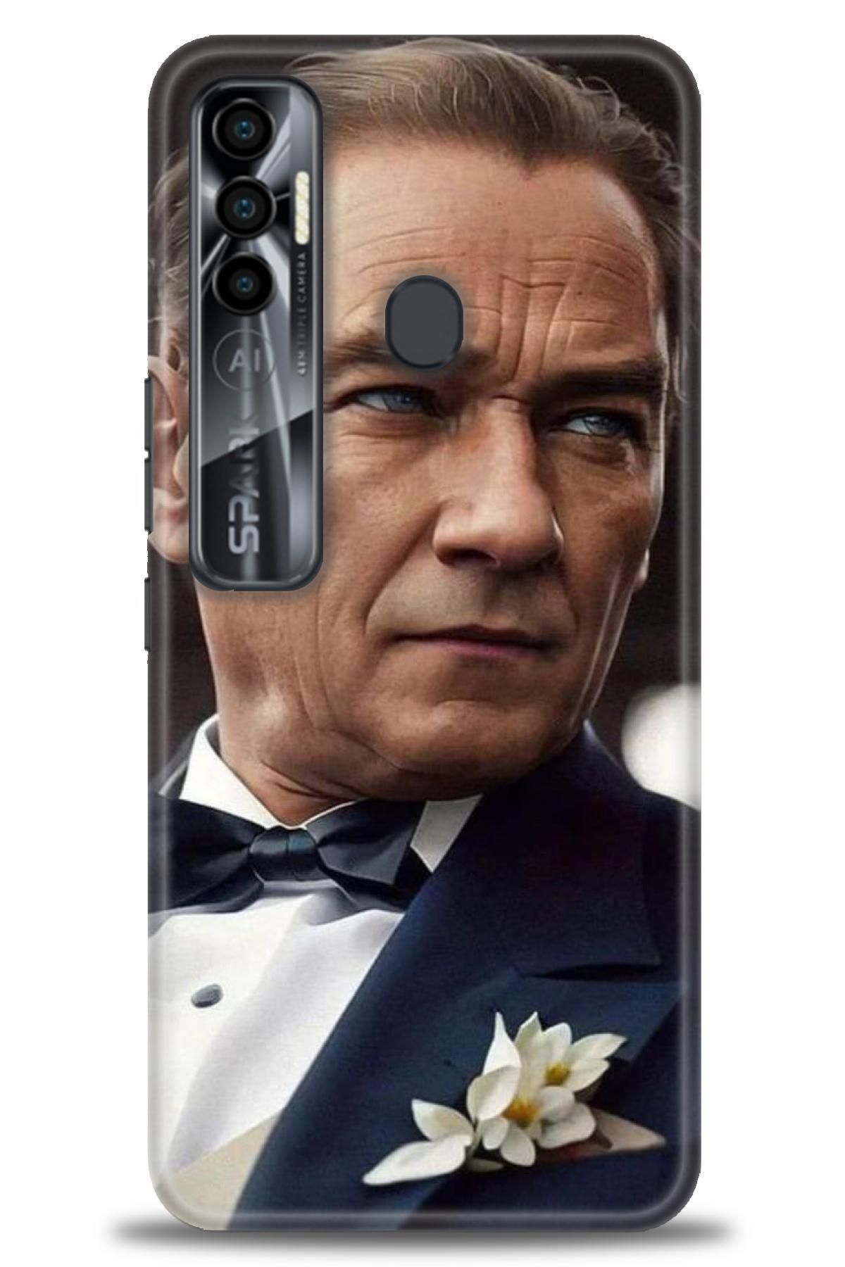 TECNO Spark 7 Pro İle Uyumlu HD Baskılı Kılıf - Karışık Seri - 785