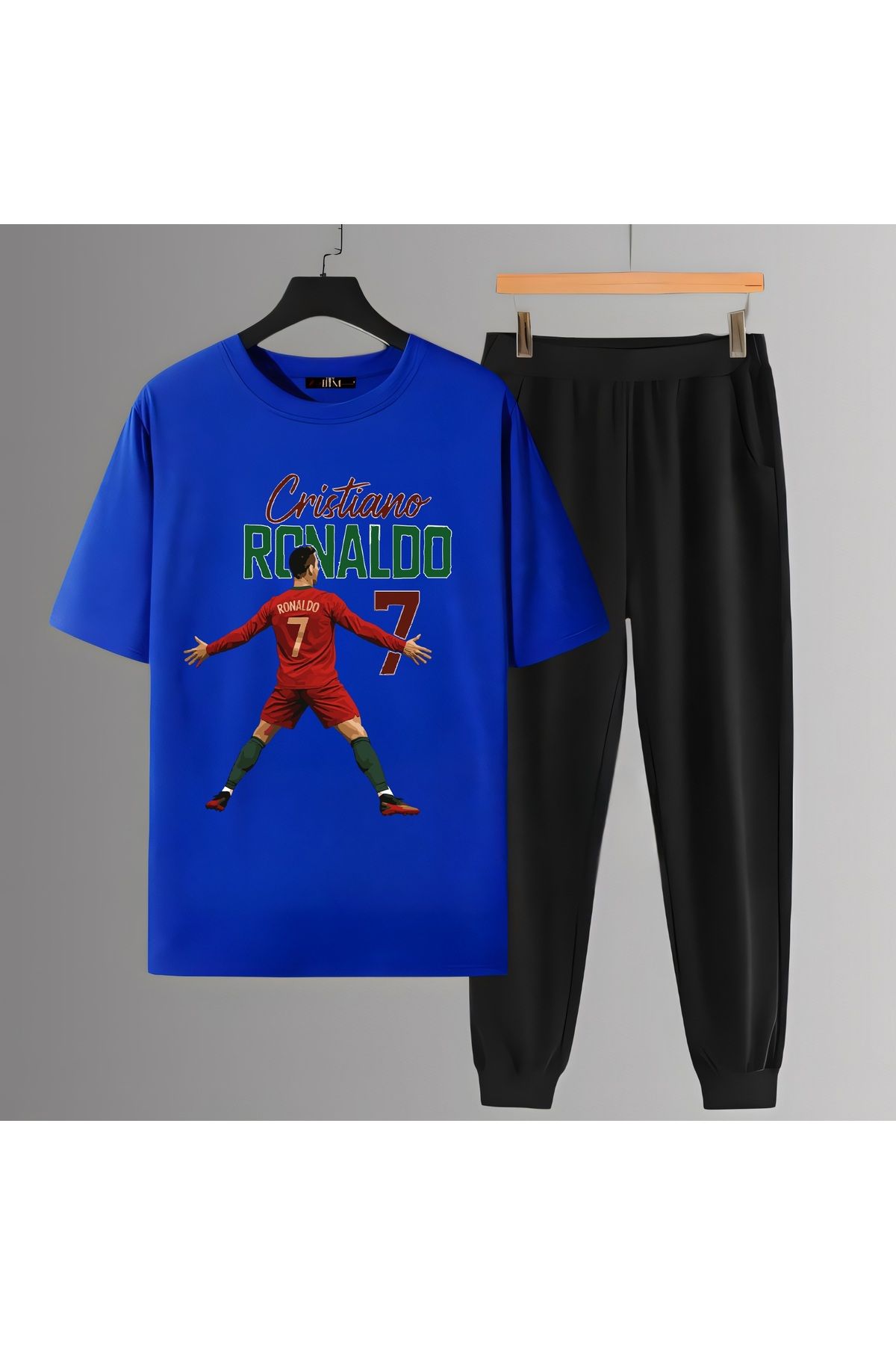 Biy Store Cristiano Ronaldo efsane görselfutbol forma baskılı unisex erkek tişört kadın t-shirt eşofman takımı