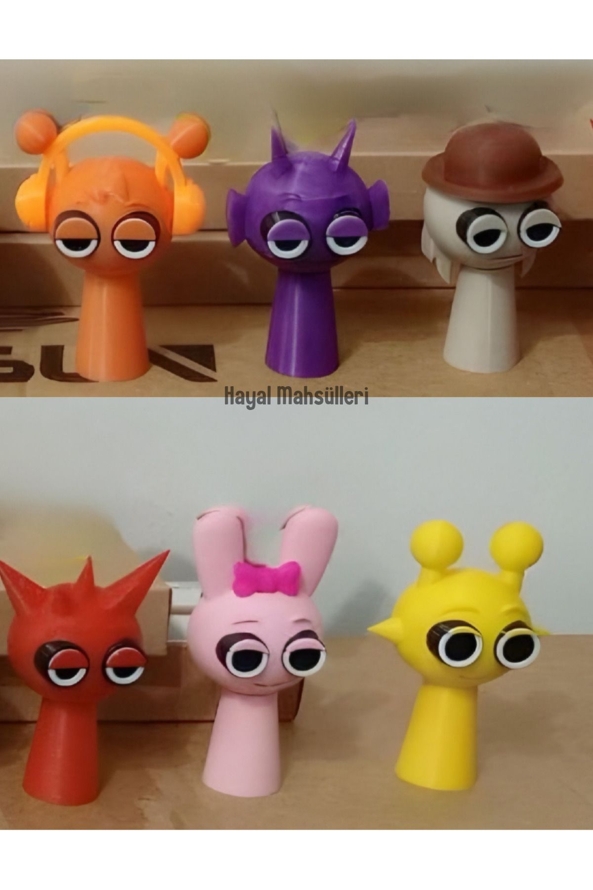 mimo Sprunki Oyuncak Figür Poppy Playtime Catnap 6’lı Set