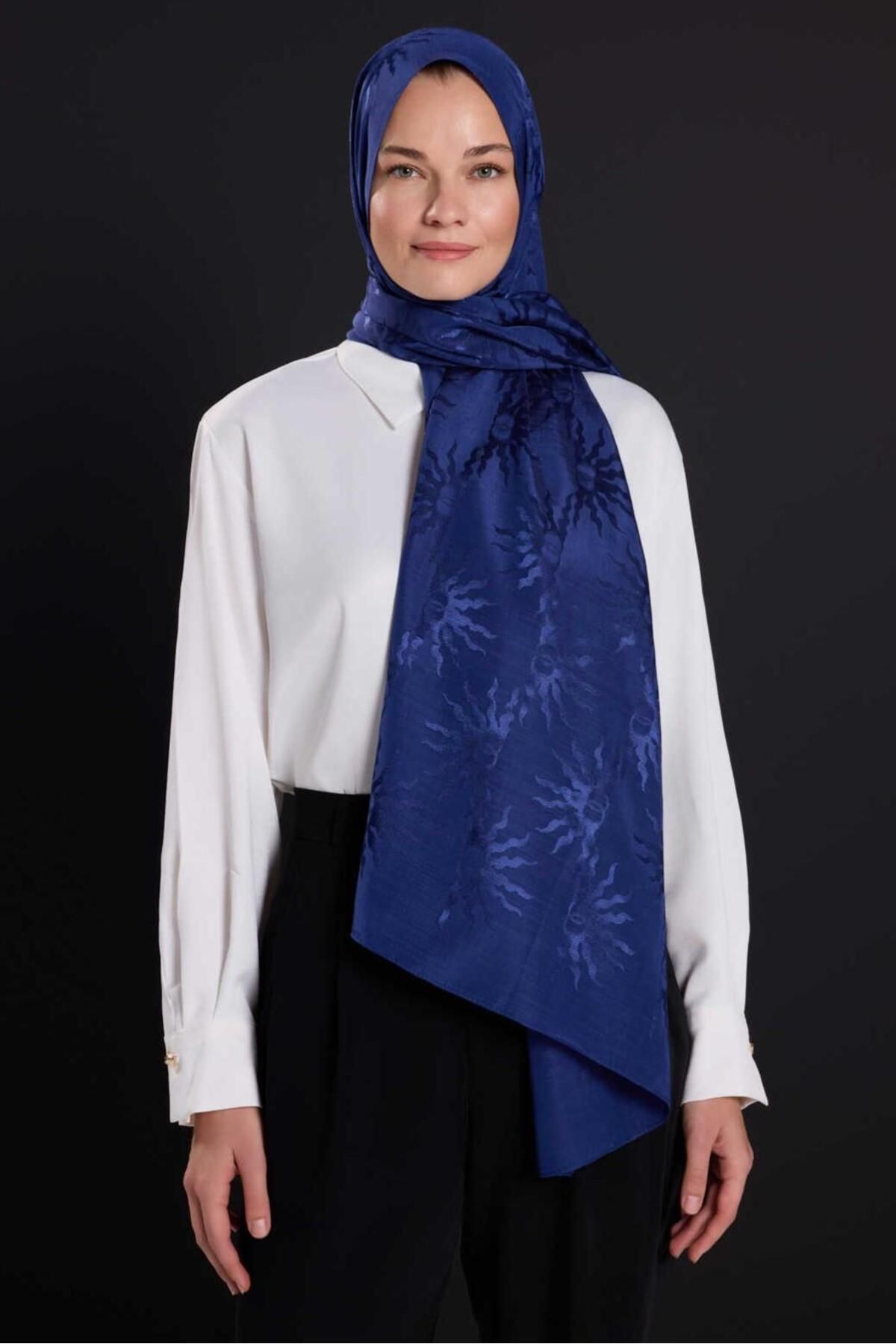 Imannoor İmannoor Güneş Doğarken Shiny Jakar Şal 70x200