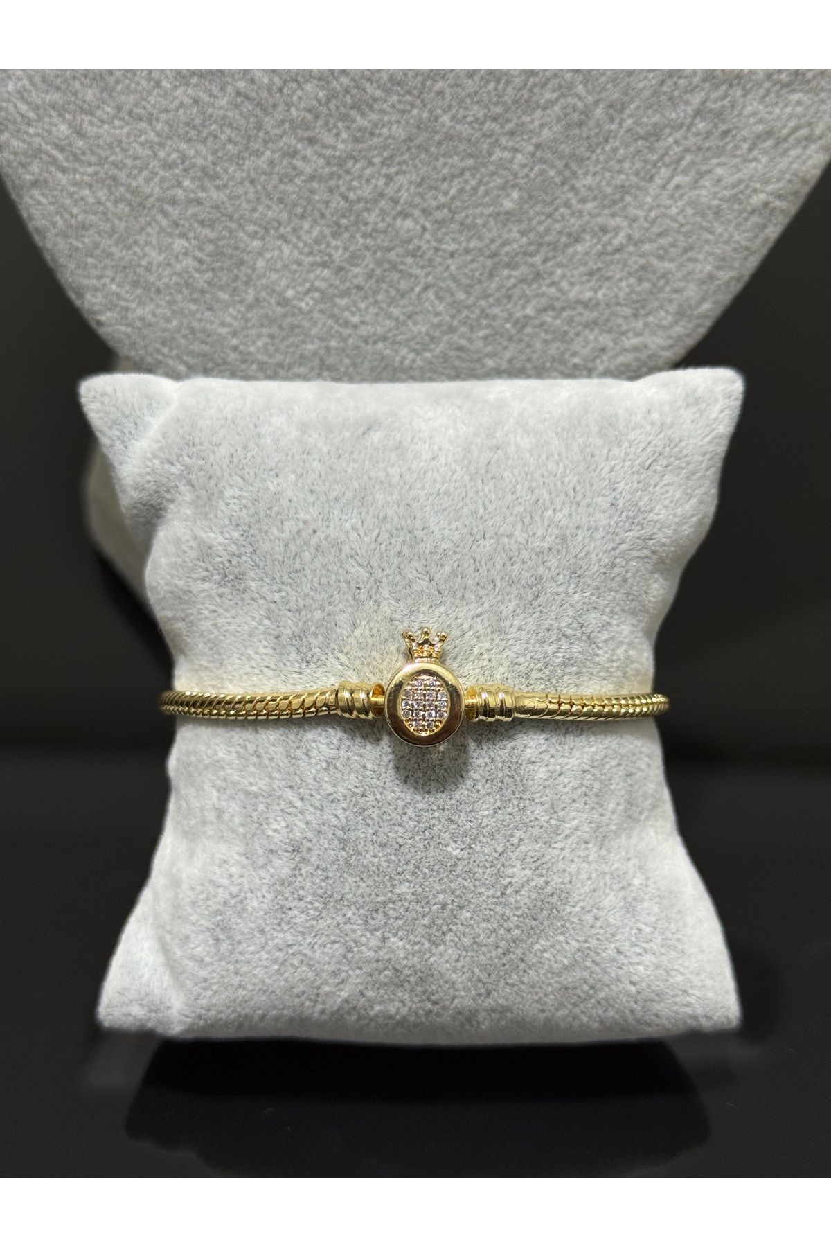XUPING JEWELRY 18K taşlı gold charm bileklik paslanmaz kararmaz