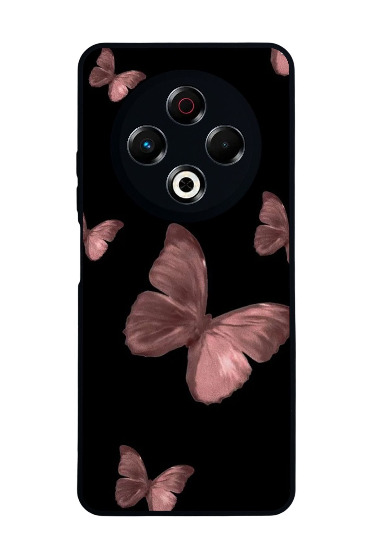 TECNO Spark 30 Uyumlu Mat Siyah Kılıf – Yumuşak Silikon, Koruyucu, Şok Emici Kapak