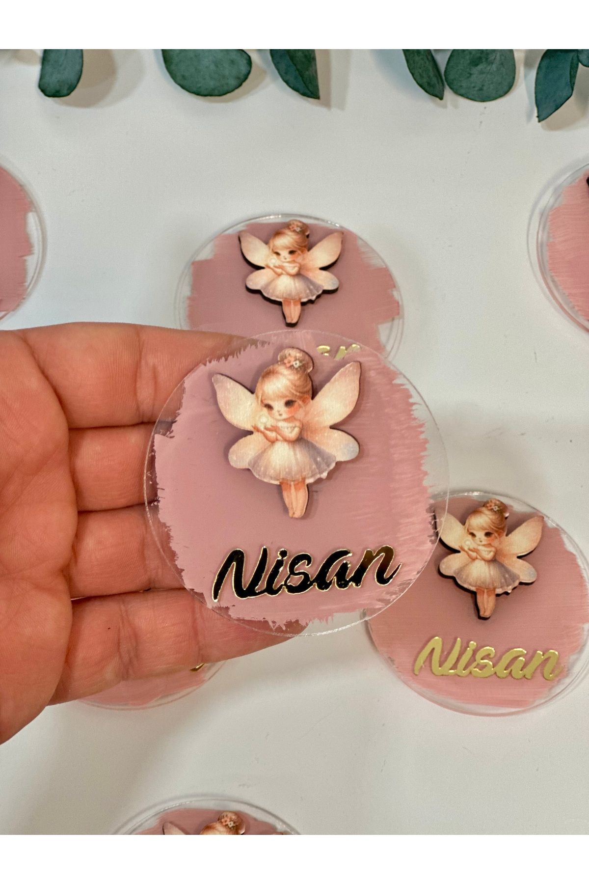 ouzhanya hediyelik Peri kız figürlü Magnet hediyelik 10 adet
