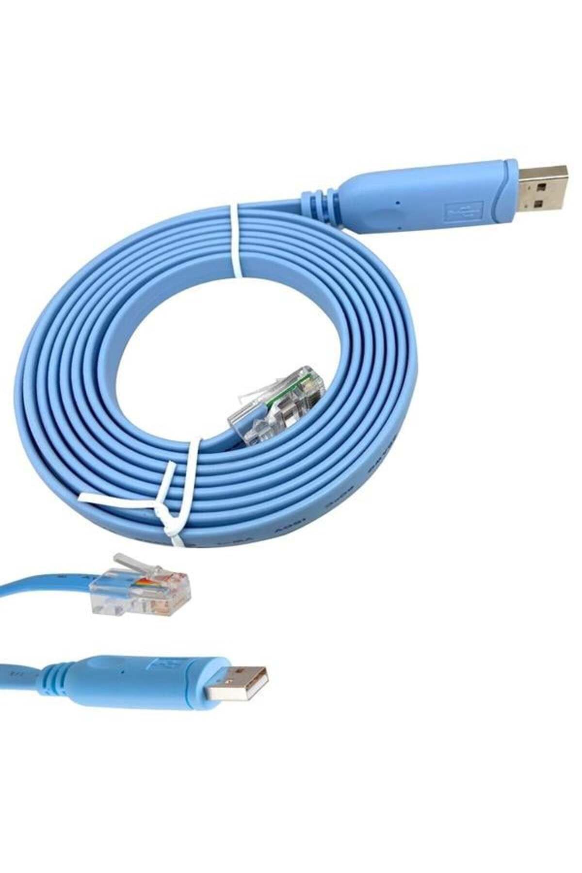Roses Store Powermaster Pm-25874 Usb Ft232Rl Chip To Rj45 Ethernet Kablo (1.5 Metre)