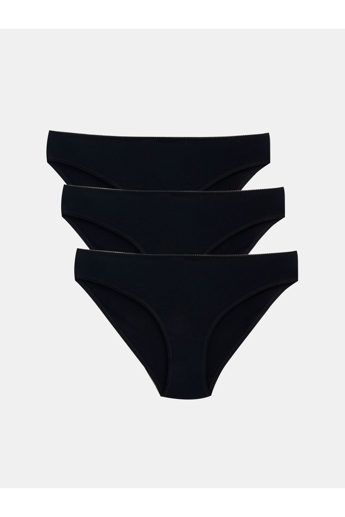 LC Waikiki Düz Tanga Külot 3'lü Paket