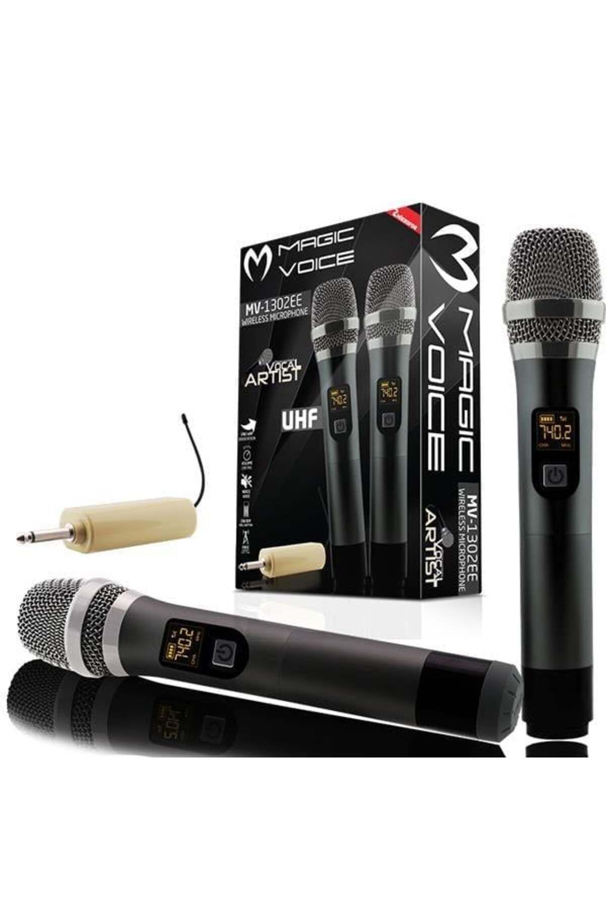 Pazarcan Magicvoice Mv-1302Ee 2 El Kablosuz Mikrofon