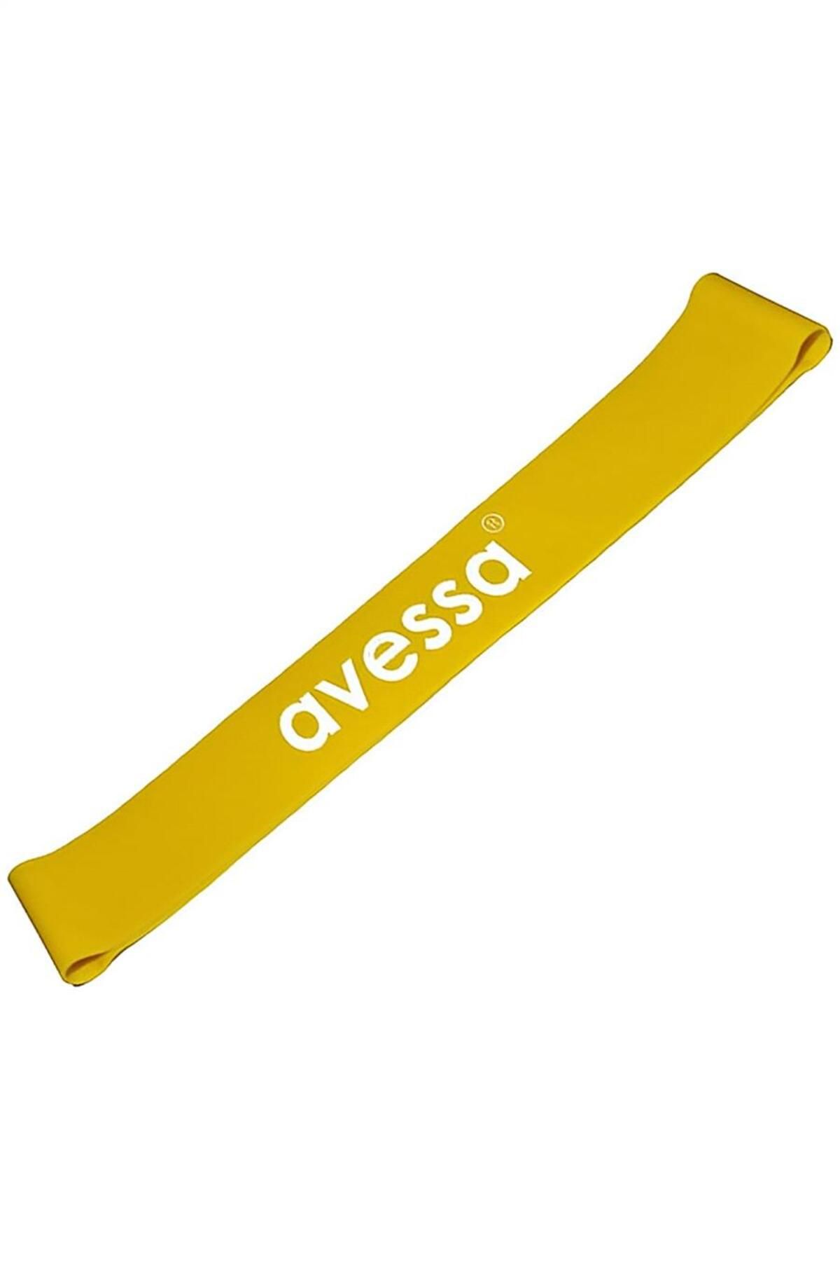 alsepeteavm Avessa Lab-10 Lateks Egzersi̇z Bandi 3 Cm Sari Renk Hafi̇f