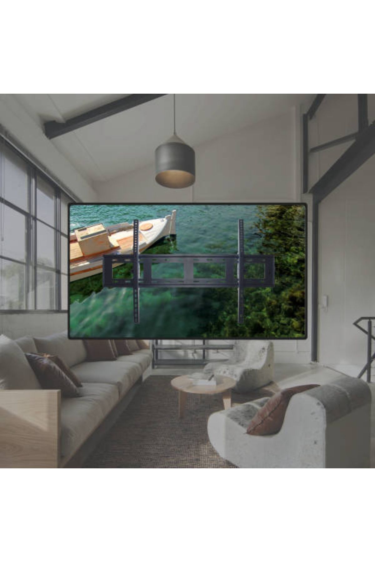 Generic-STARGOLD TILTING TV WALL MOUNT 65"-120" FLATS PANELS AND Tilt: +15~-15 TV . Max load capacity: 100kg 3