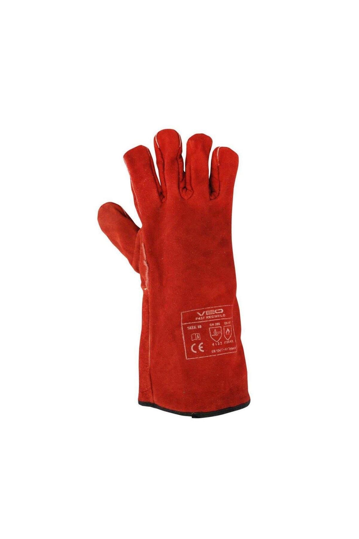 Toptan Bulurum Veo F437 Redweld Kaynakçı Eldiveni