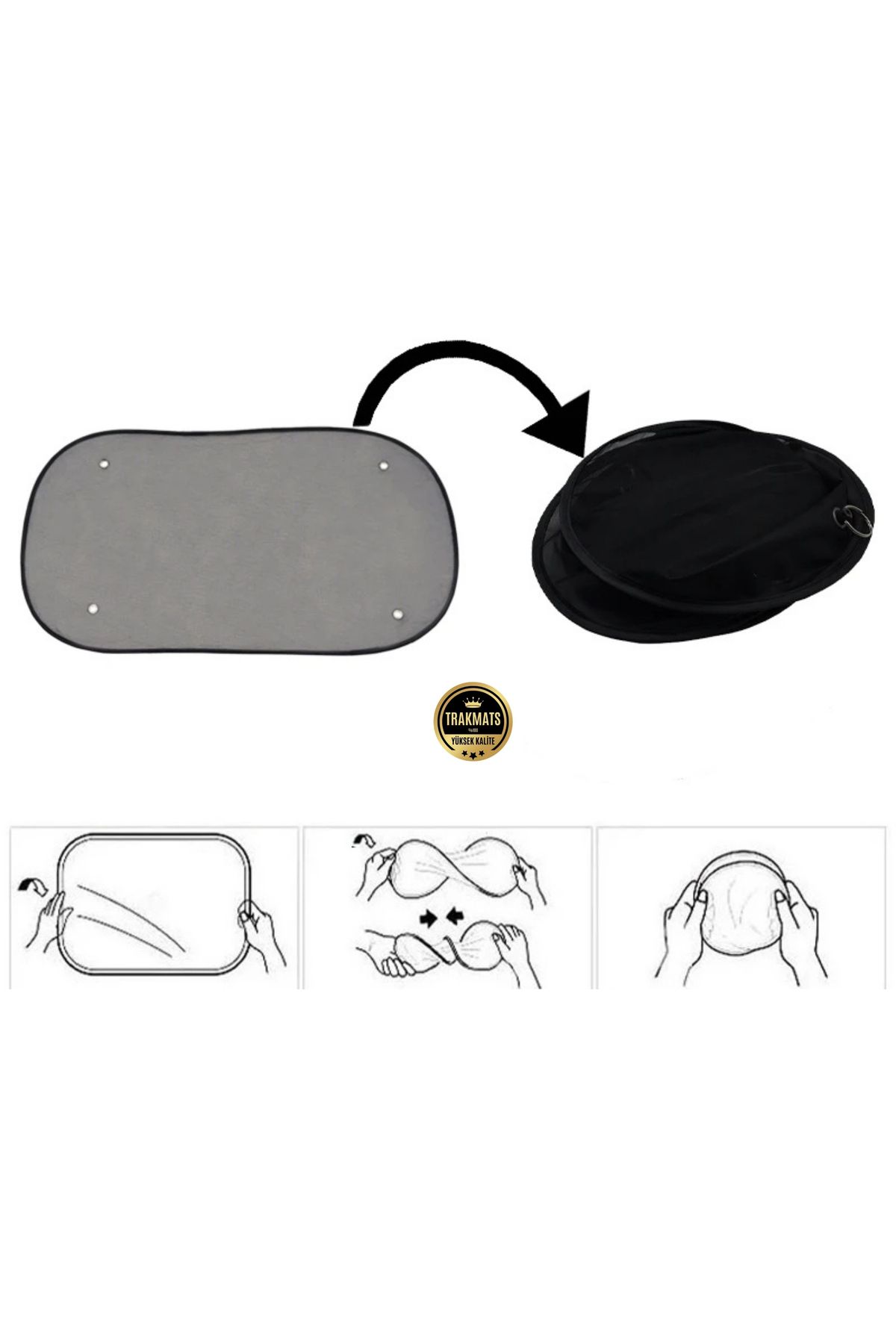 TRAKMATS-For Isuzu D-Max 2019-2020-2021-2022-2023-2024-2025 Sunshade Curtain Auto Rear Window 7