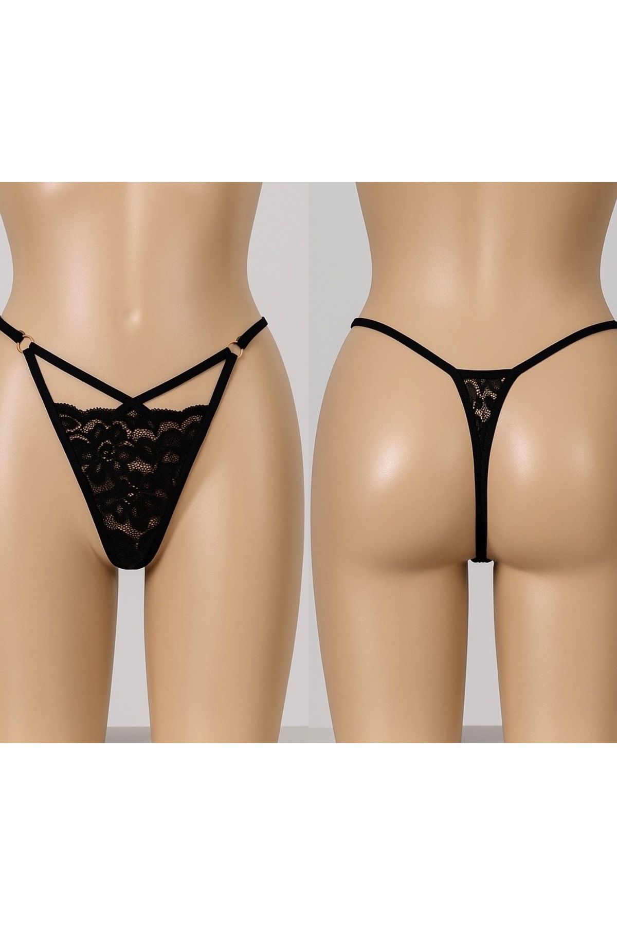 PASSIONE BK SİYAH TANGA