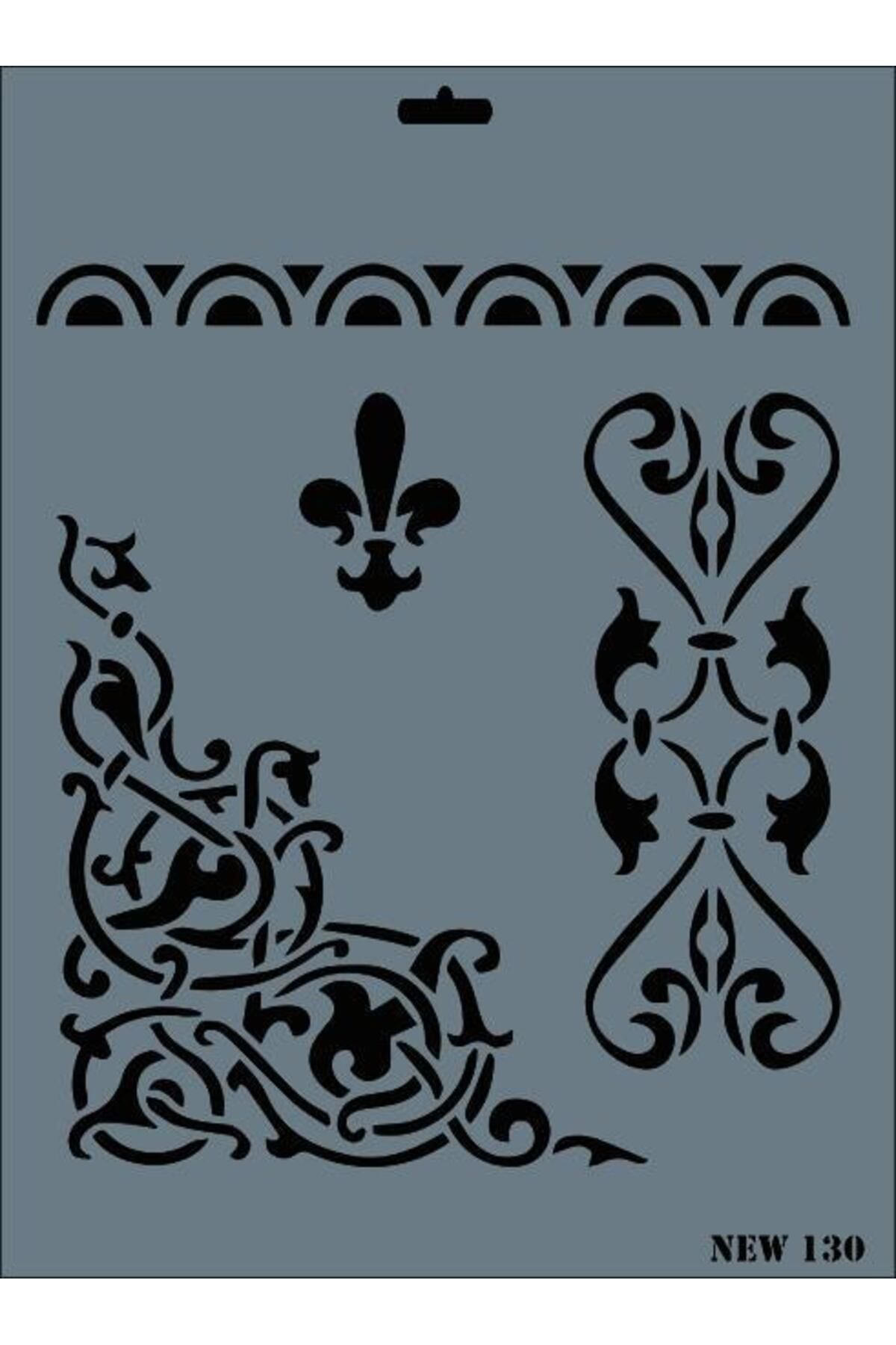 Toptan Bulurum New Seri N-130 Stencil 35x25 cm