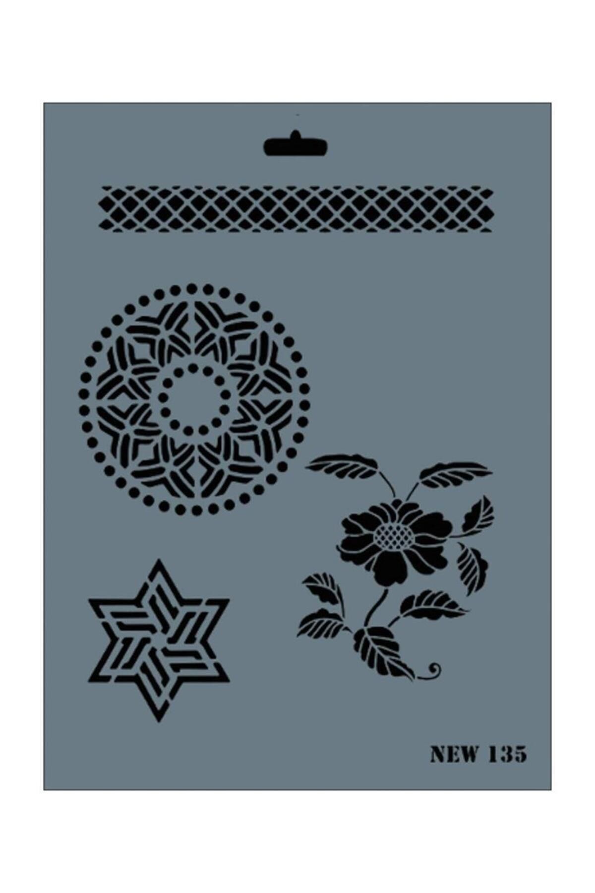 AYLİNA New Seri N-135 Stencil 35x25 cm