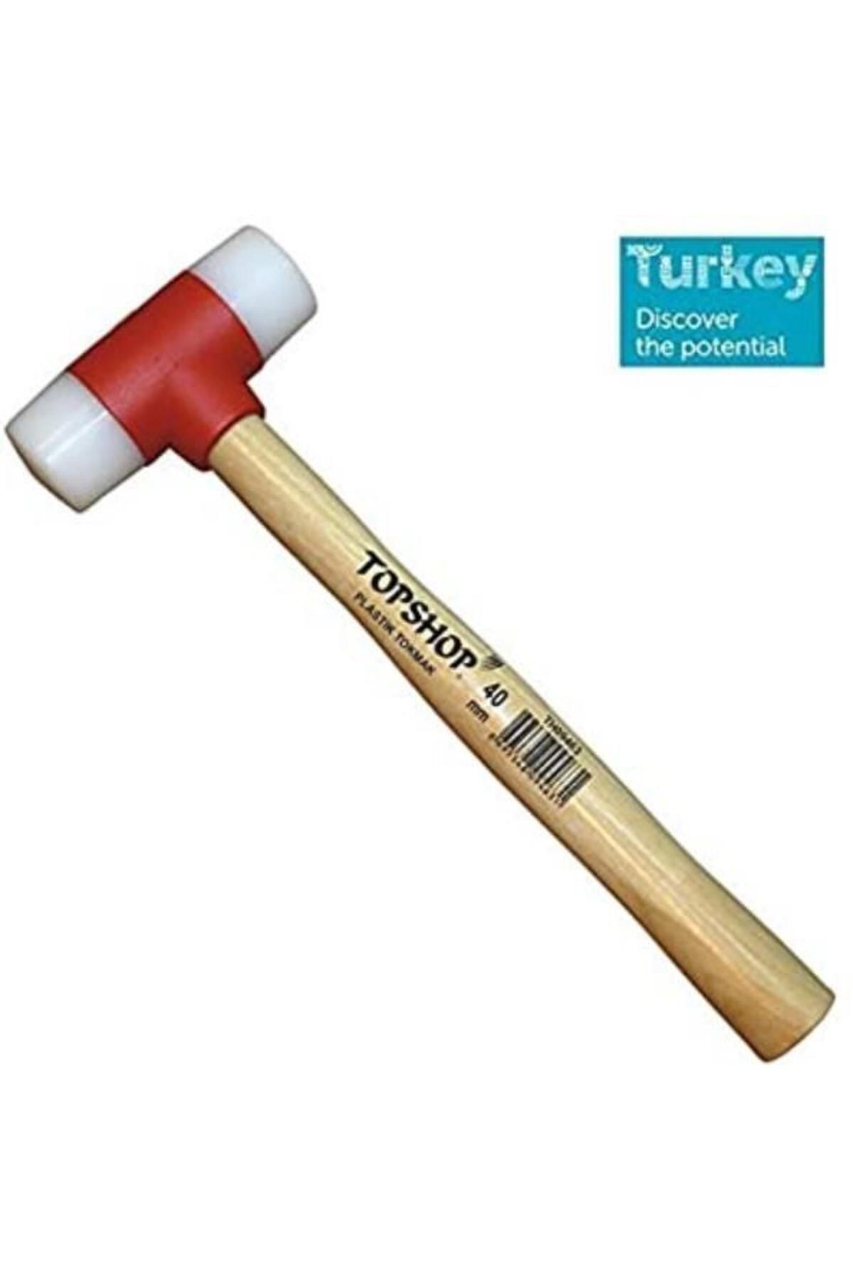 Toptan Bulurum Topshop 09465 Ağaç Saplı Plastik Tokmak 50 mm